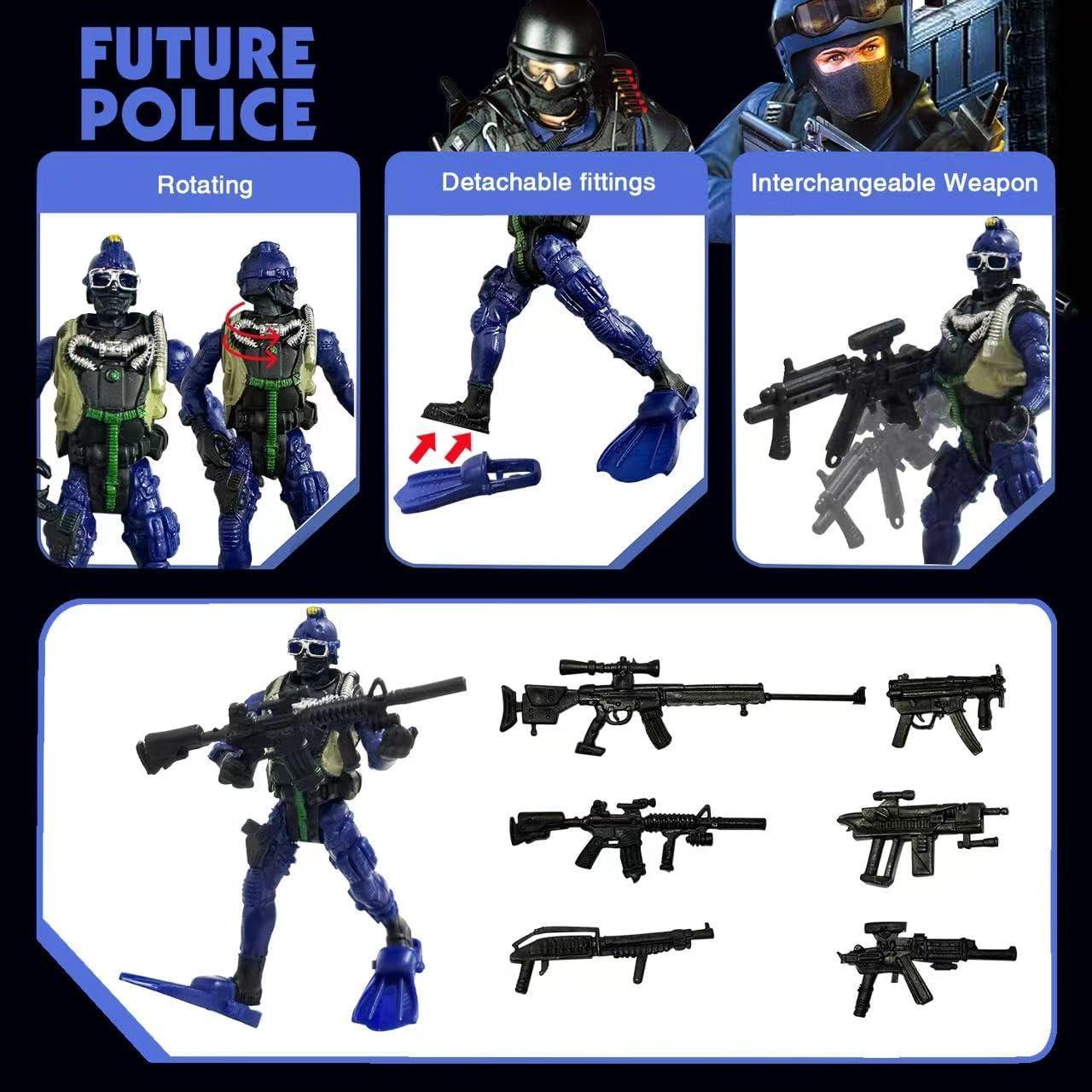 Figuras de Acción MQSTARSRISE Soldados 6 Pcs Juguete Militar