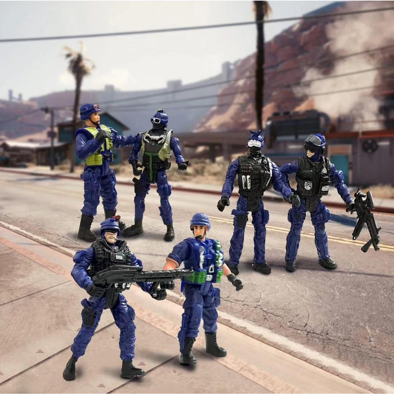 Figuras de Acción MQSTARSRISE Soldados 6 Pcs Juguete Militar