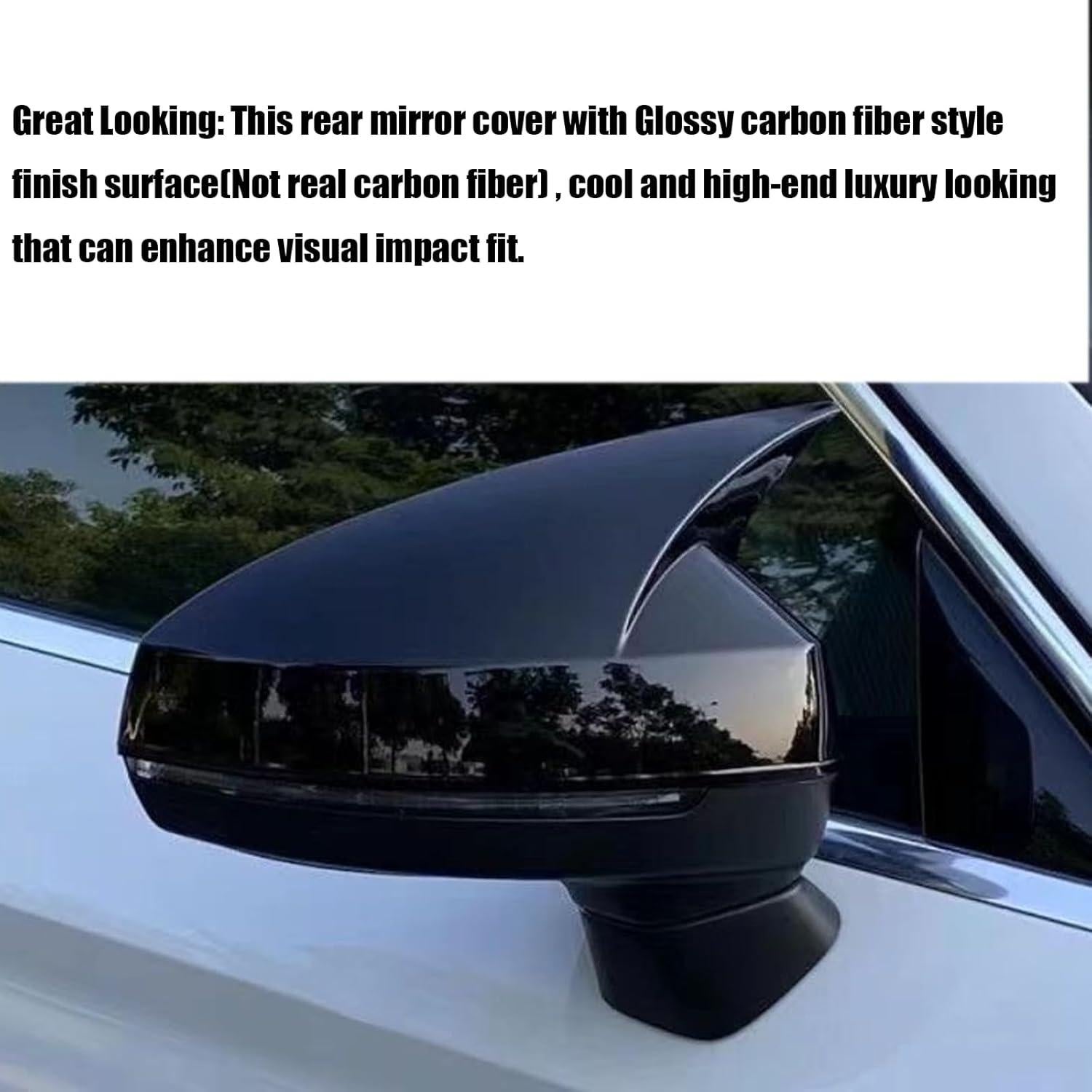 Cubierta Espejo Retrovisor Audi A4 B9 A5 S4 2017-2024 DULPER