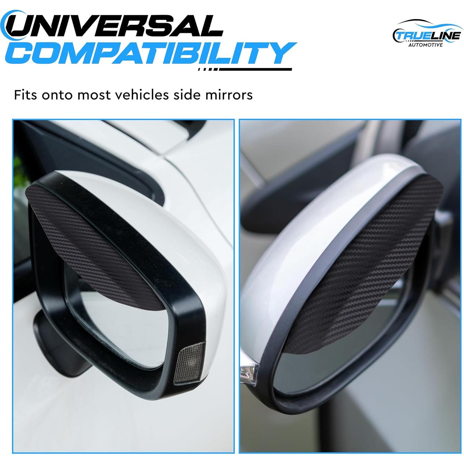 Protector de Lluvia para Espejo Lateral True Line - Fibra de Carbono
