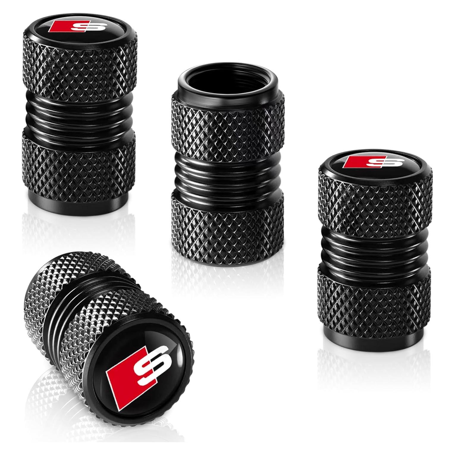 Tapa de Válvula de Neumático Genérico 4 Pack Negro