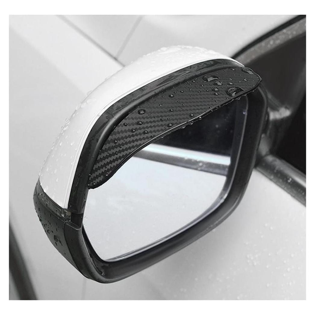 2 Protectores de Lluvia para Espejos Laterales Ohleats - Fibra de Carbono