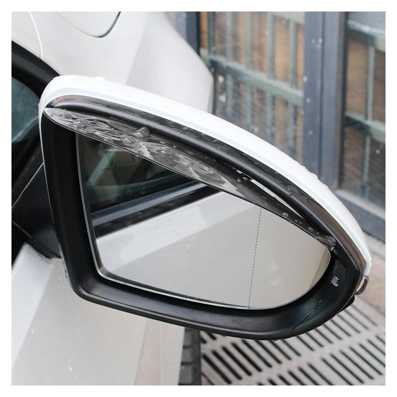 Visera de Lluvia Espejo Kewucn 2 PCS Ajuste Universal Negro