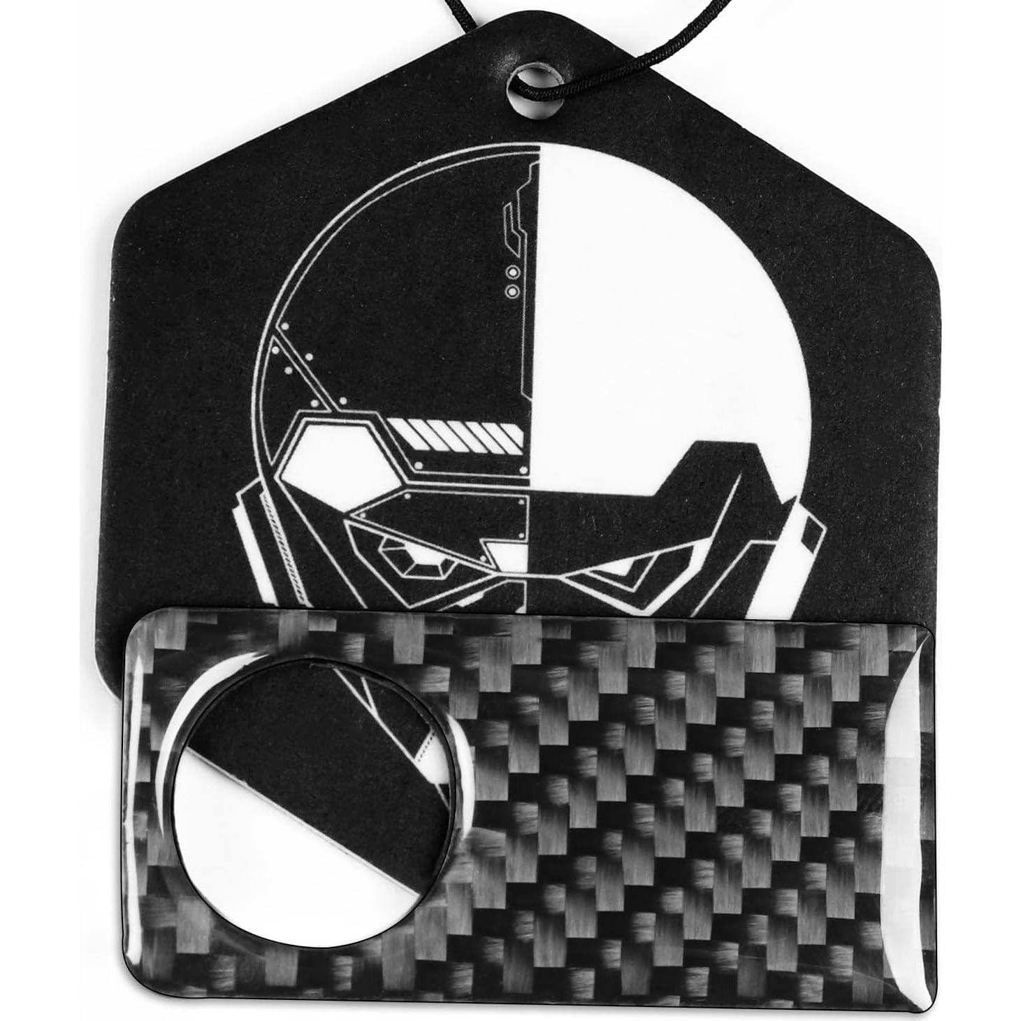 Etiqueta de Panel de Llave de Fibra de Carbono Genérica para Mercedes Benz Clase C W204 2012-2014