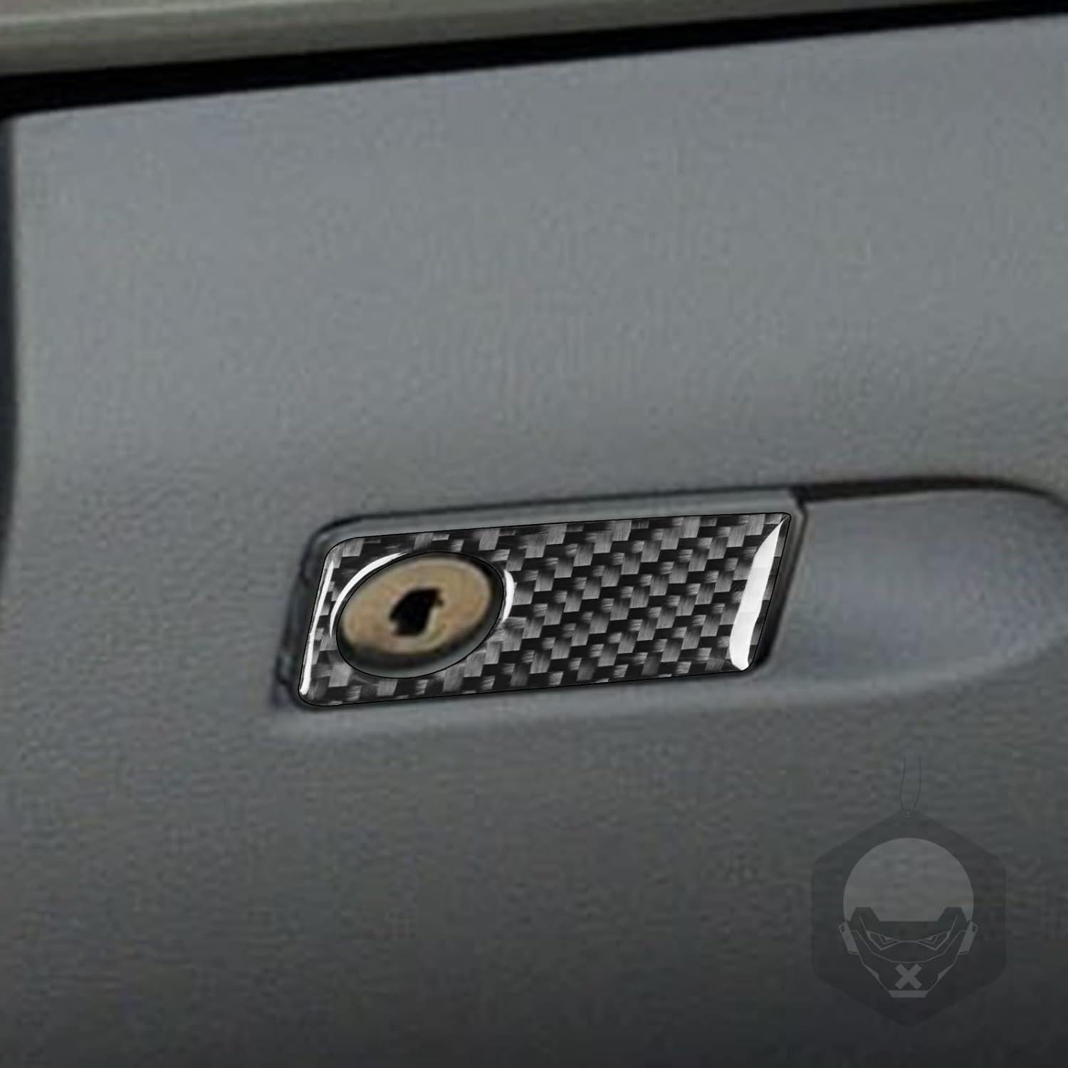 Etiqueta de Panel de Llave de Fibra de Carbono Genérica para Mercedes Benz Clase C W204 2012-2014