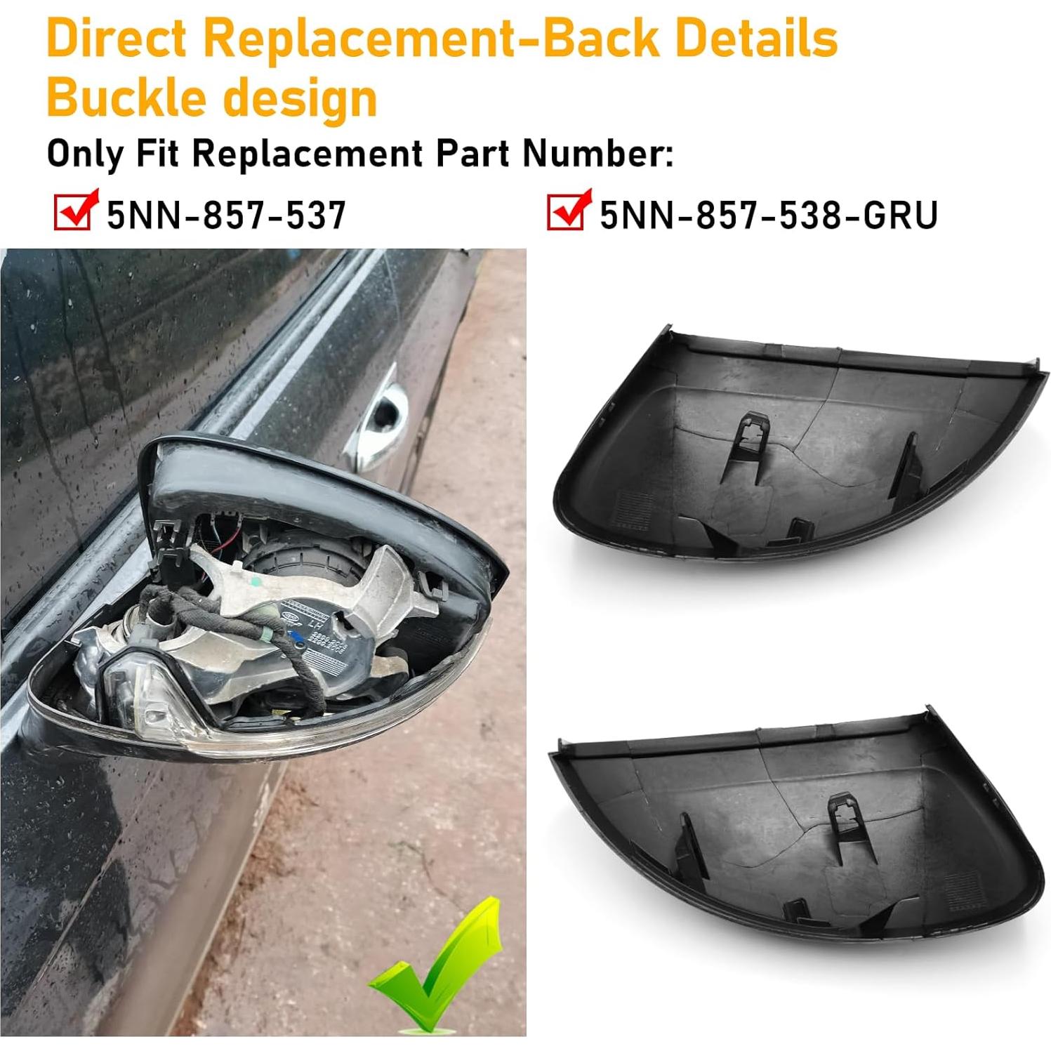 Cubiertas de Espejo Lateral APESER para VW Tiguan 2018-2020