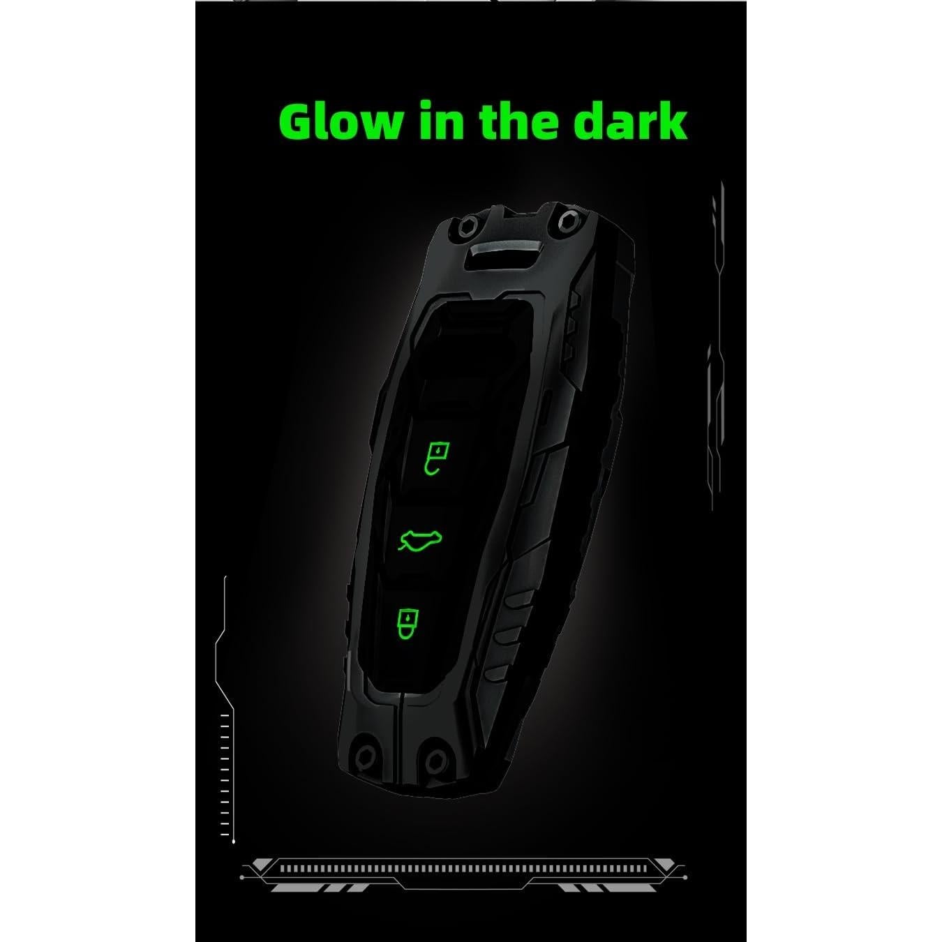 Funda de Llave de Metal Audi Tipo A-Negro para A3 A6 A7 A8 Q7 Q8