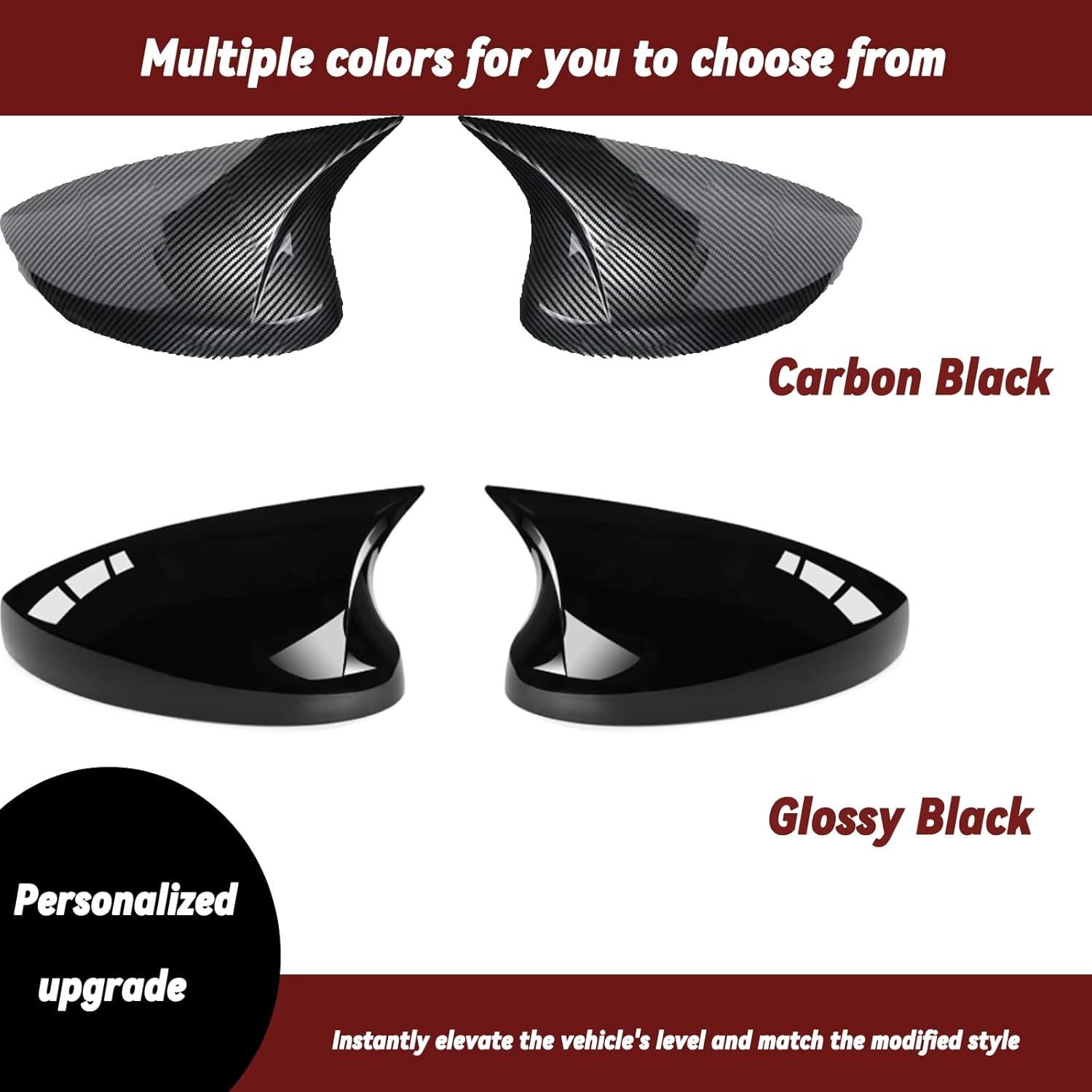 Cubierta de Espejo Lateral AULESSE para Civic 2022-2025 Negro