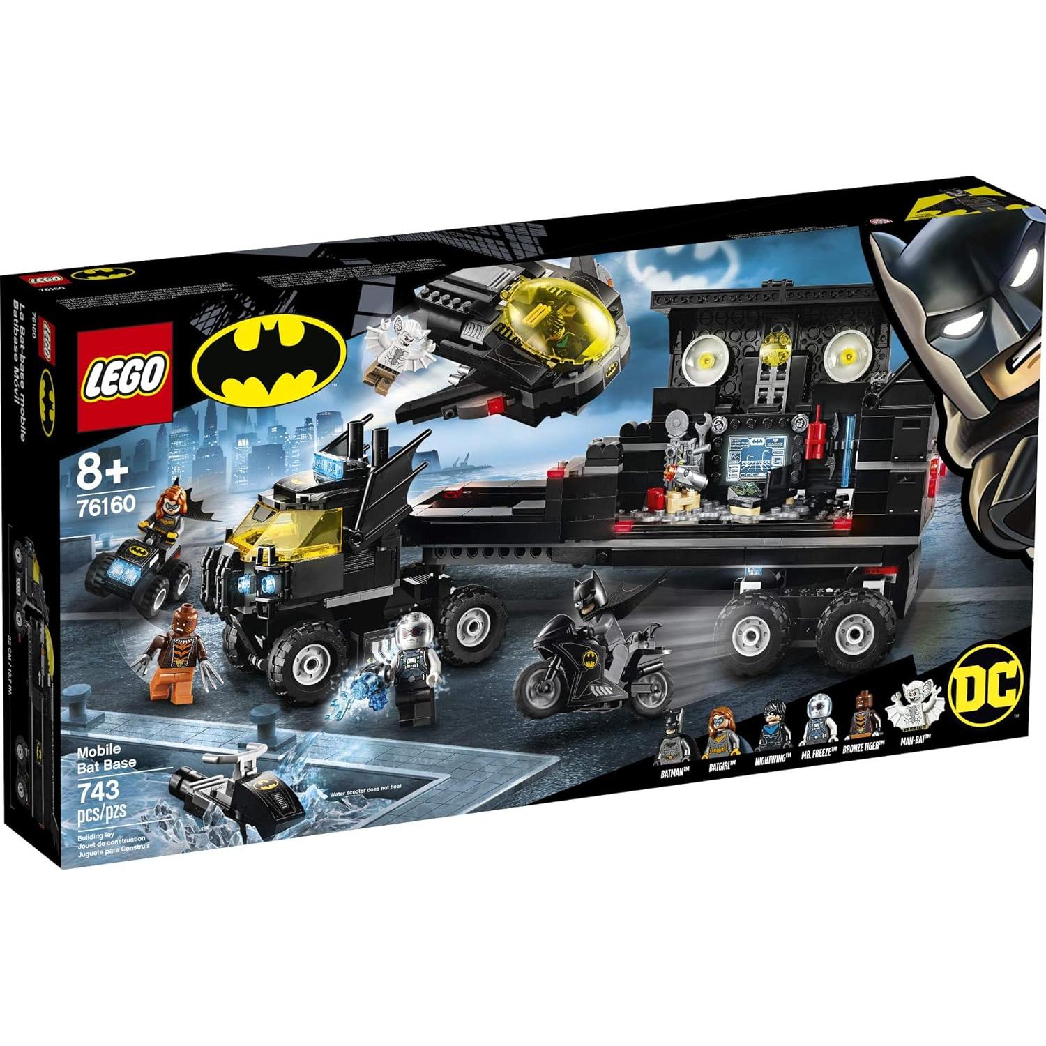 LEGO DC Base Móvil de Murciélago 76160 con 6 Minifiguras