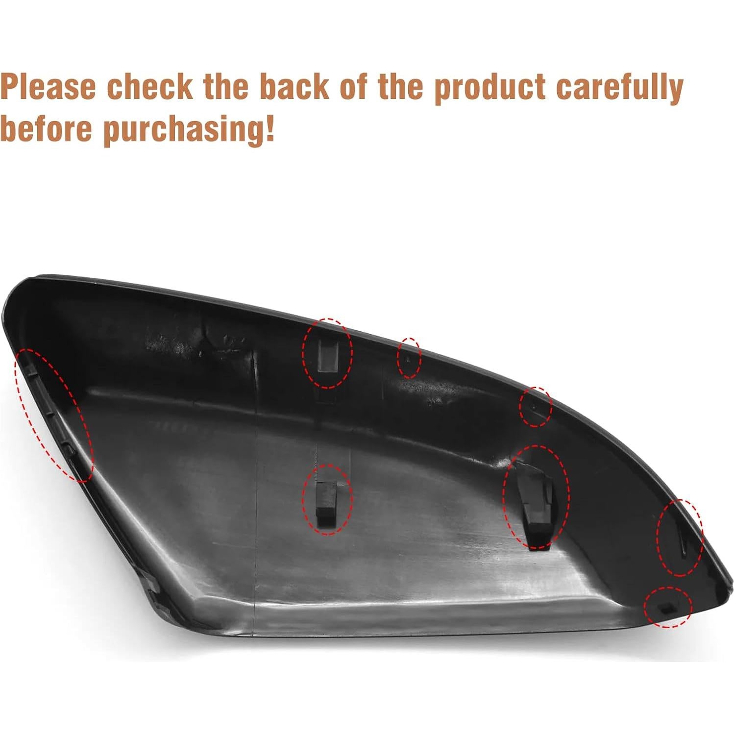 Tapa de Espejo Lateral Izquierdo OWITAT para Honda Civic 2016-2021