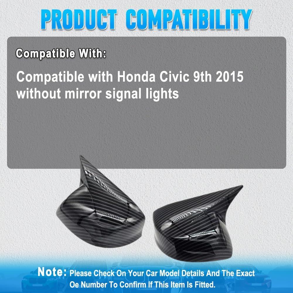 Cubierta de Espejo Lateral Riloer para Honda Civic 2015