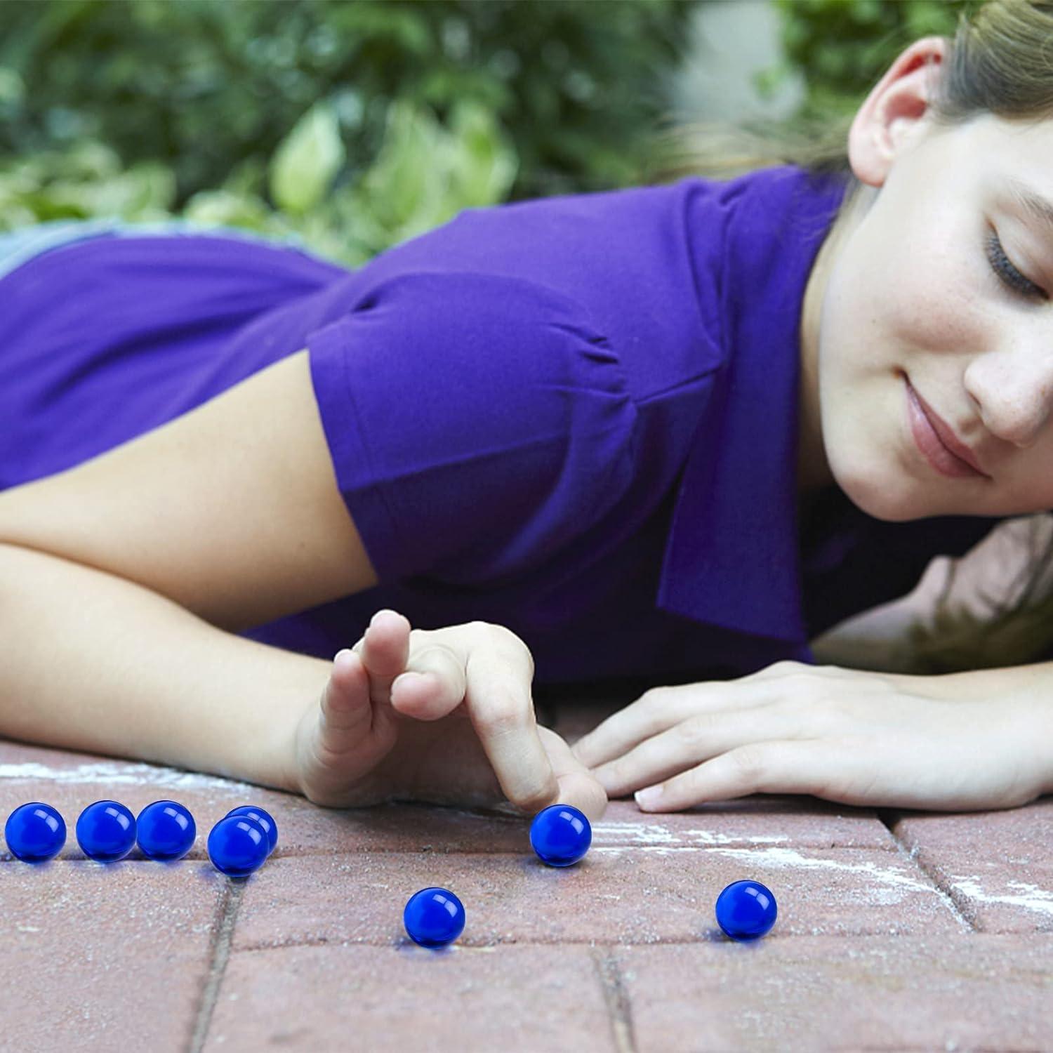 Canicas de Vidrio Azules FUTUREPLUSX 1.5 Tazas Decorativas