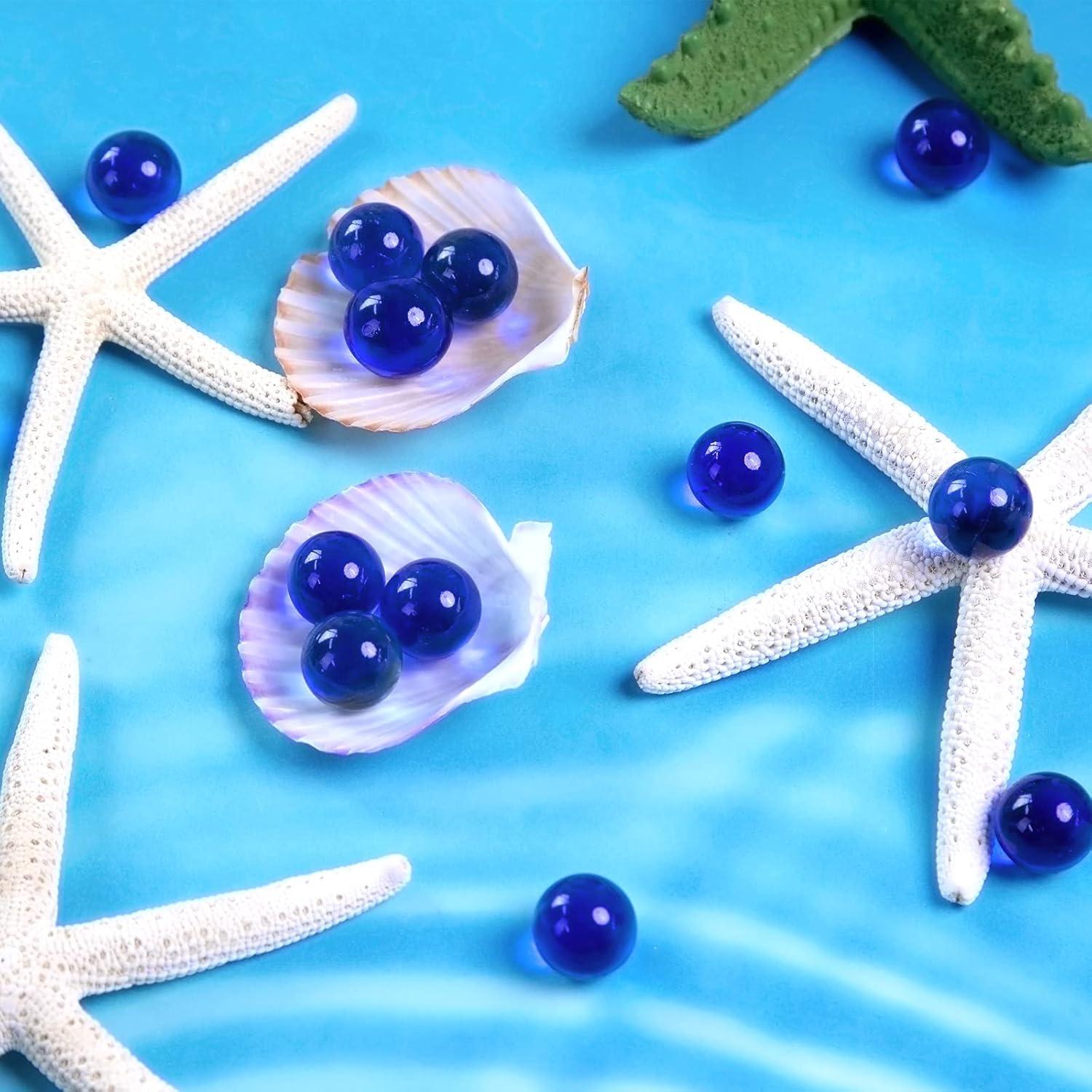 Canicas de Vidrio Azules FUTUREPLUSX 1.5 Tazas Decorativas