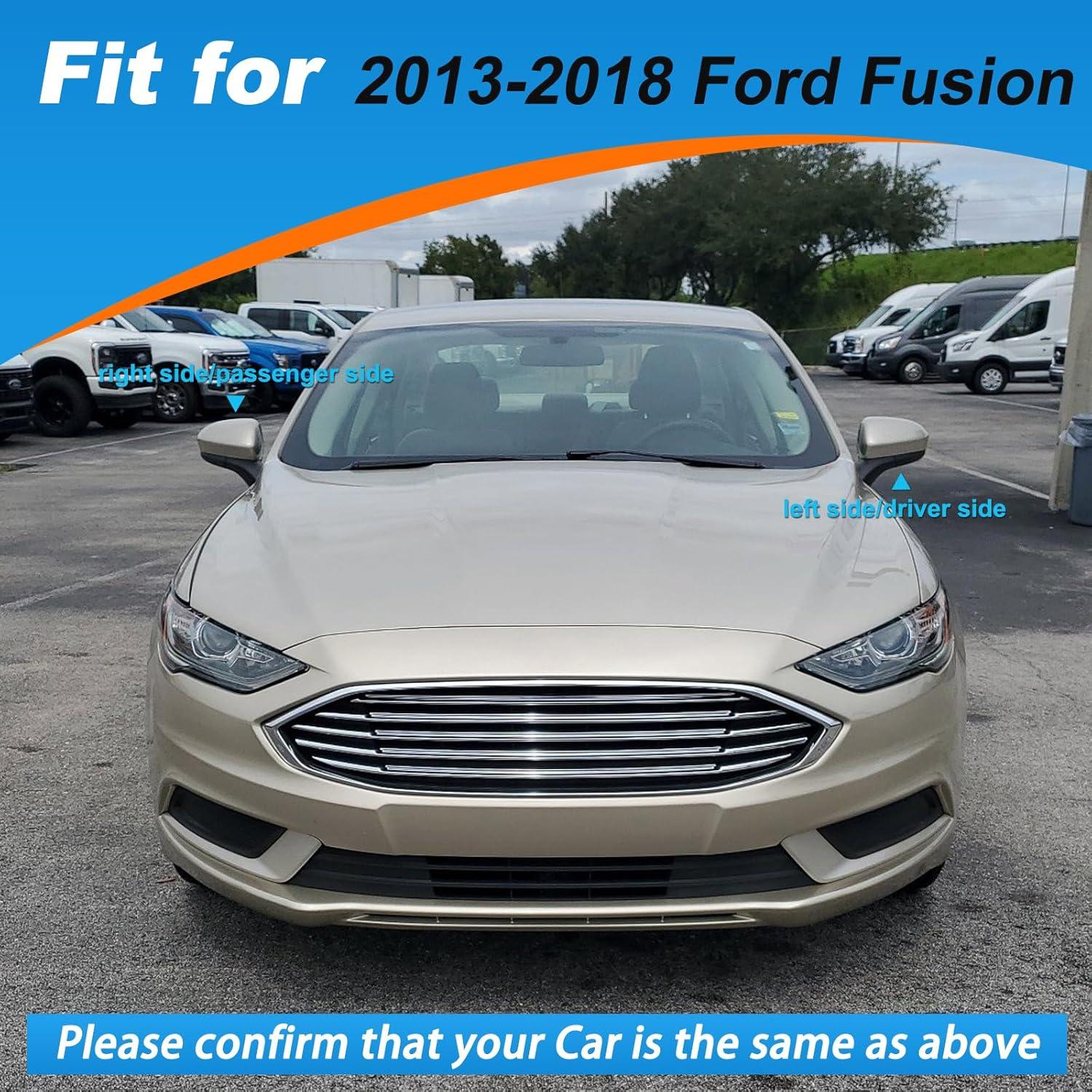 Cubierta Espejo Retrovisor Fibra de Carbono CZShiYue Ford Fusion 2013-2018