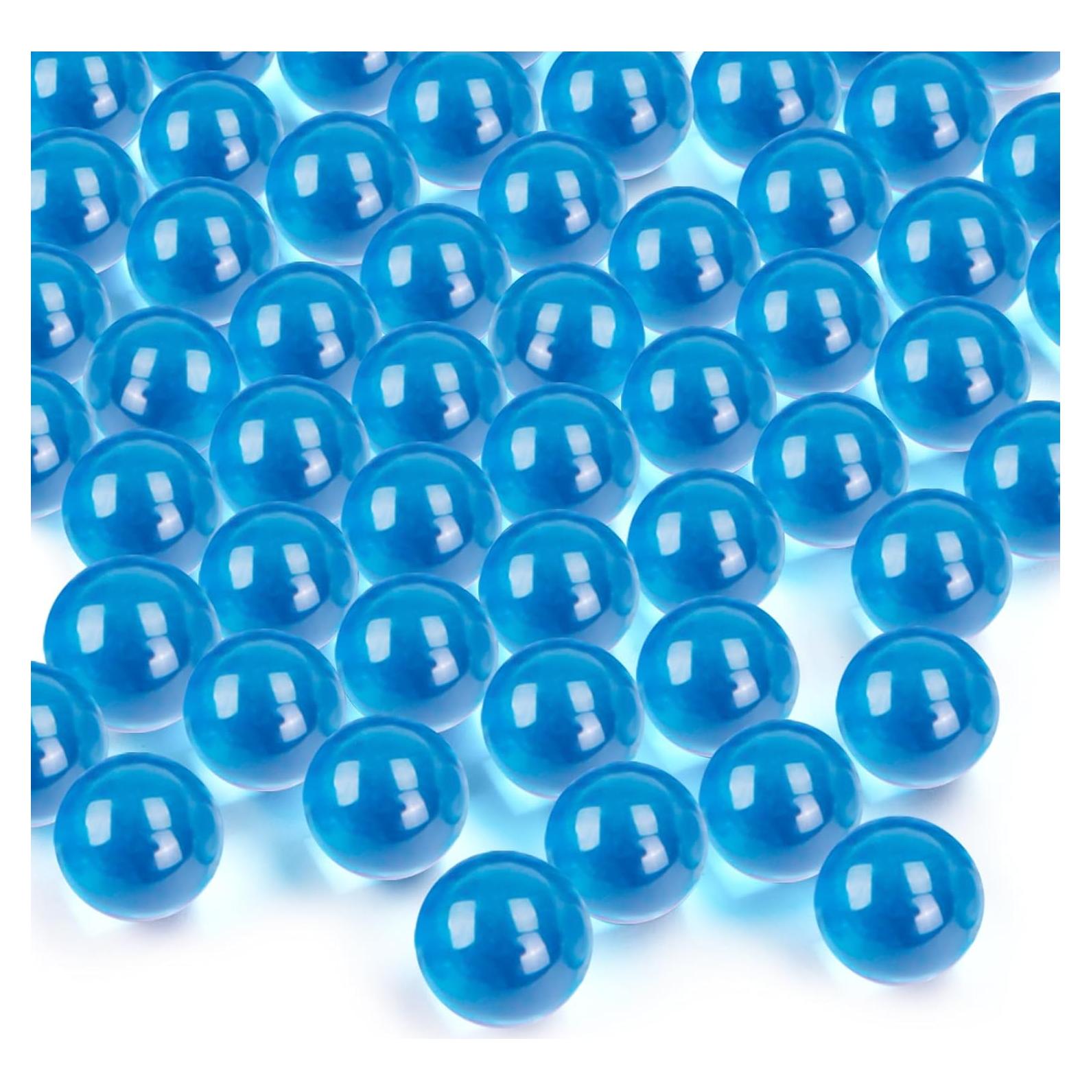 Canicas de Vidrio Azul Claro FUTUREPLUSX 1.5 Tazas Decorativas