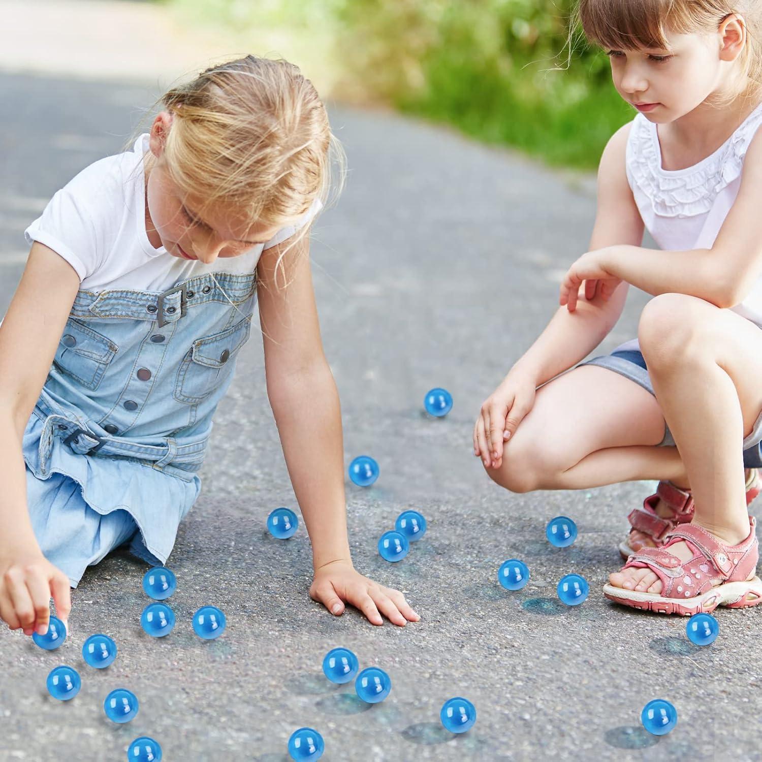 Canicas de Vidrio Azul Claro FUTUREPLUSX 1.5 Tazas Decorativas