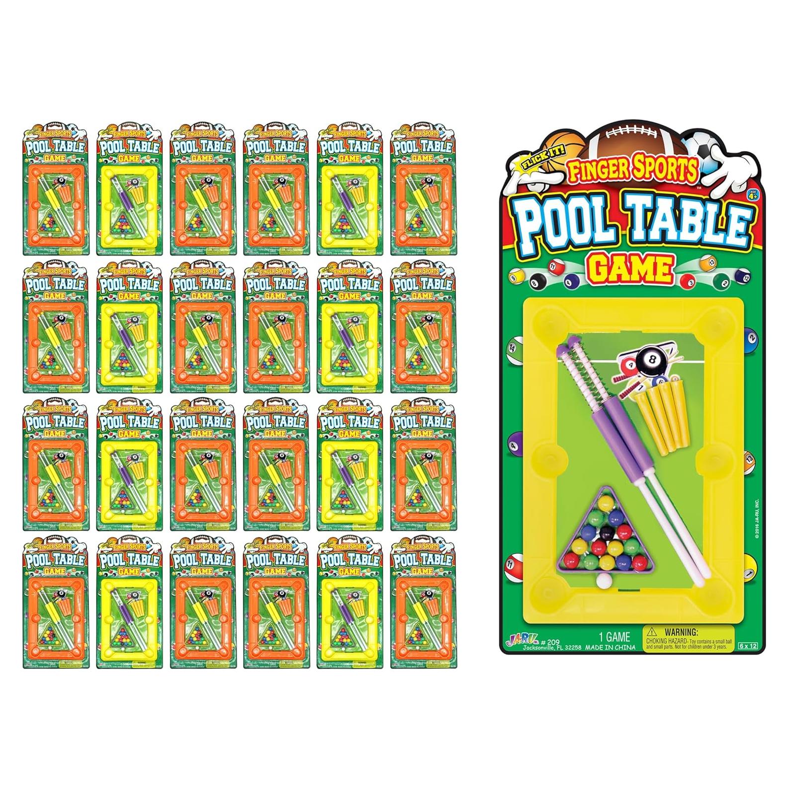 Juego de Mesa de Billar Mini JA-RU 30 cm Portátil