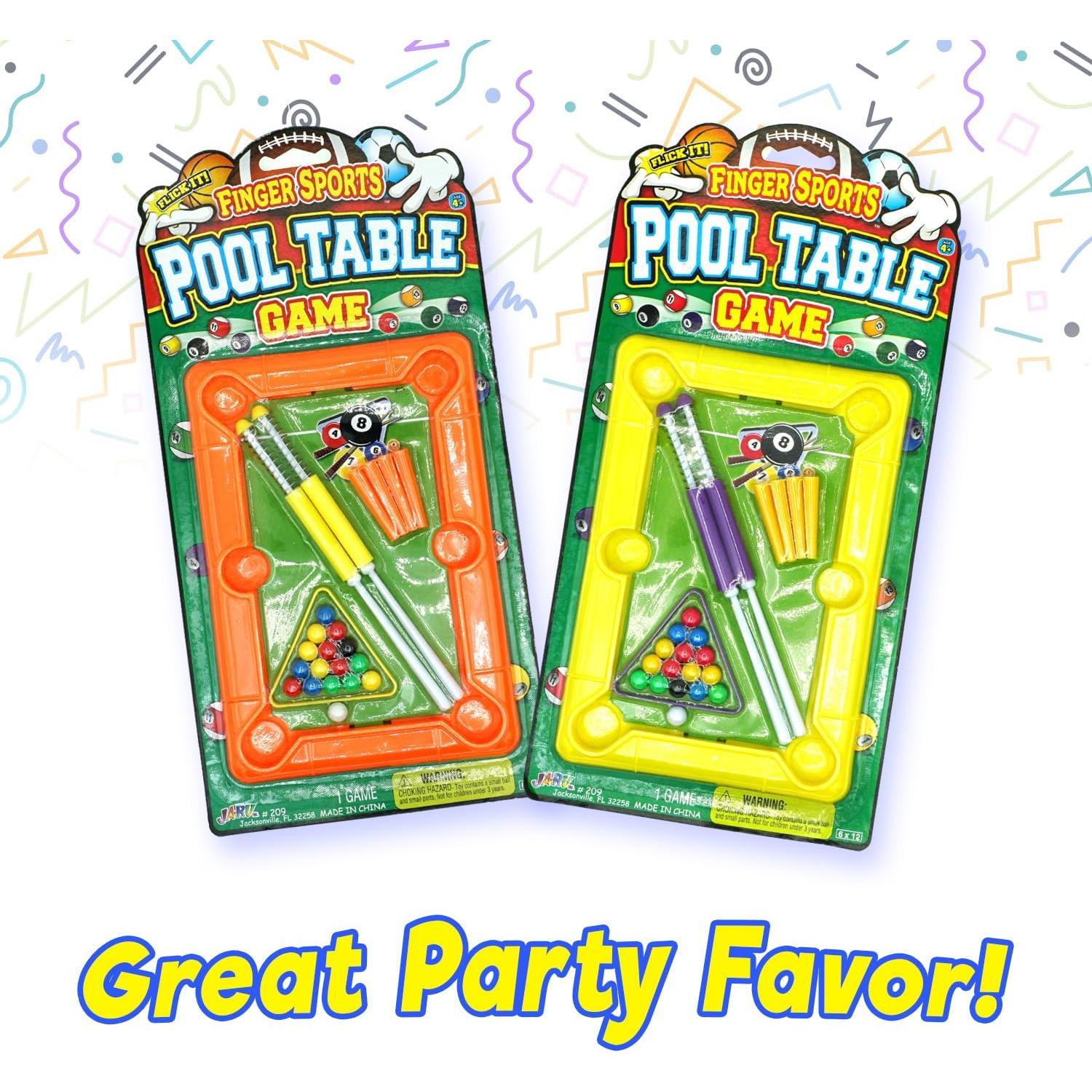 Juego de Mesa de Billar Mini JA-RU 30 cm Portátil