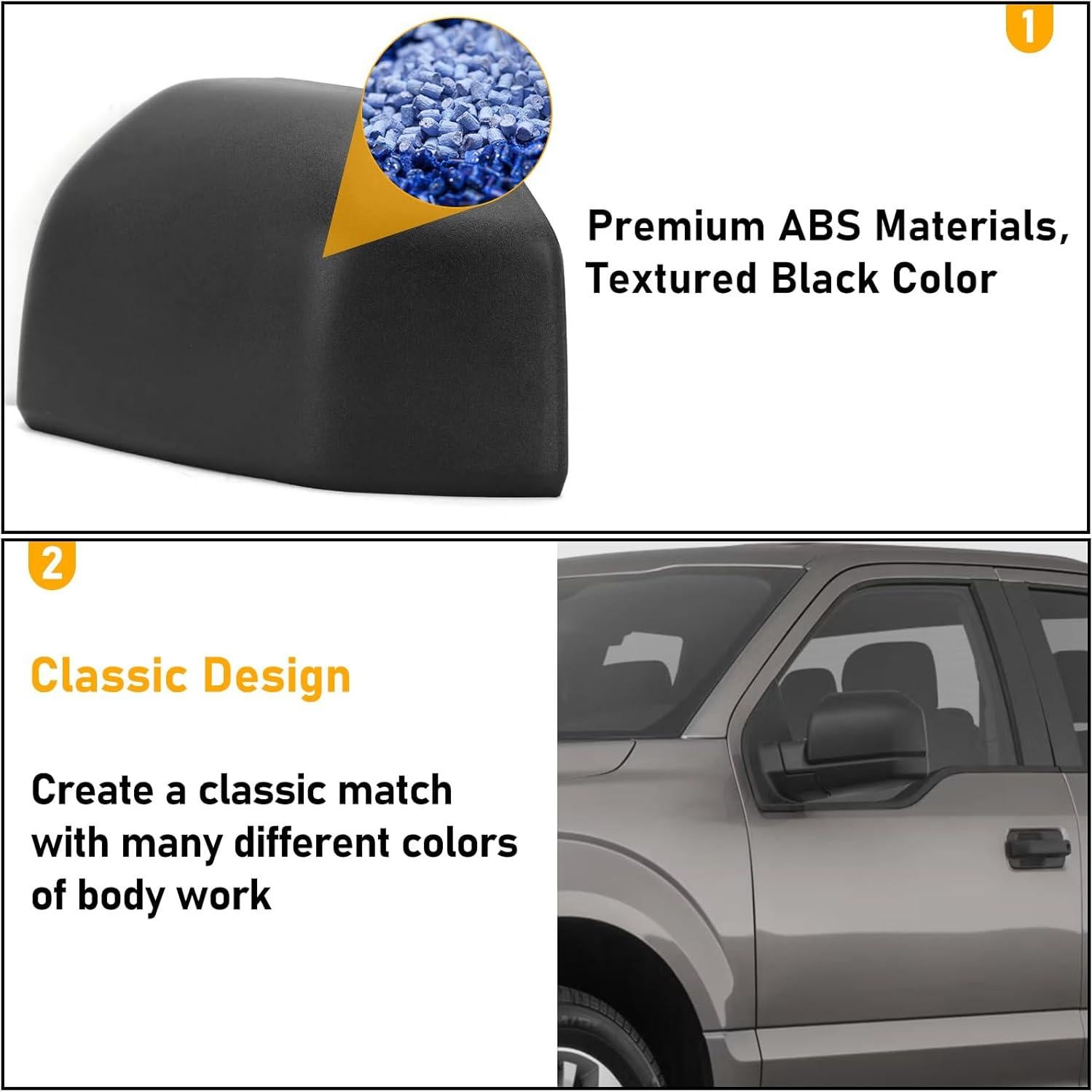 Cubierta Espejo Lateral Izquierdo Moonlinks Ford F150 2015-2020