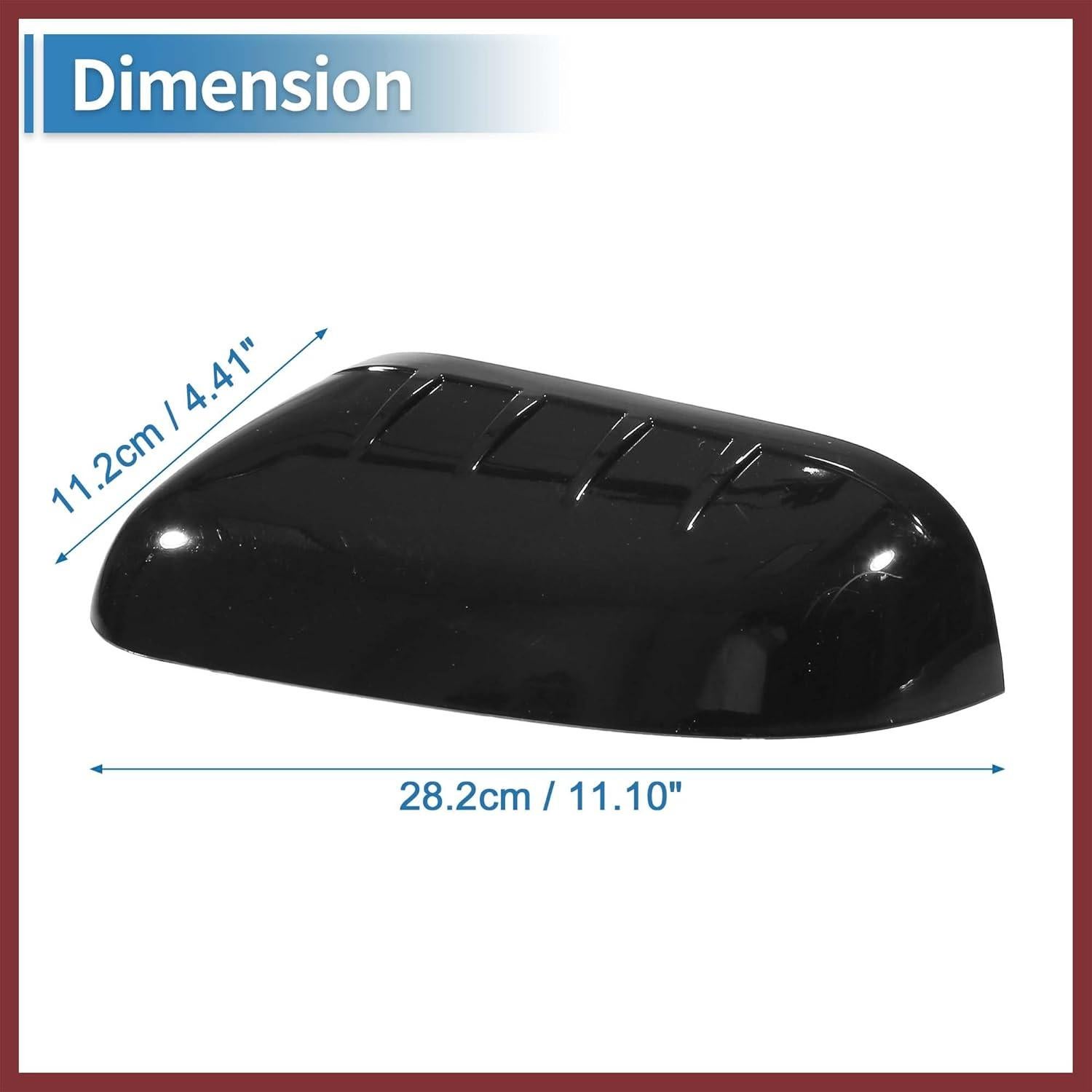 Cubiertas de Espejo Lateral Ford Explorer 2011-2015 Brillo Negro