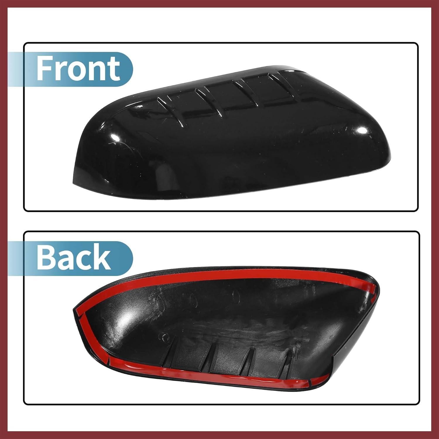 Cubiertas de Espejo Lateral Ford Explorer 2011-2015 Brillo Negro