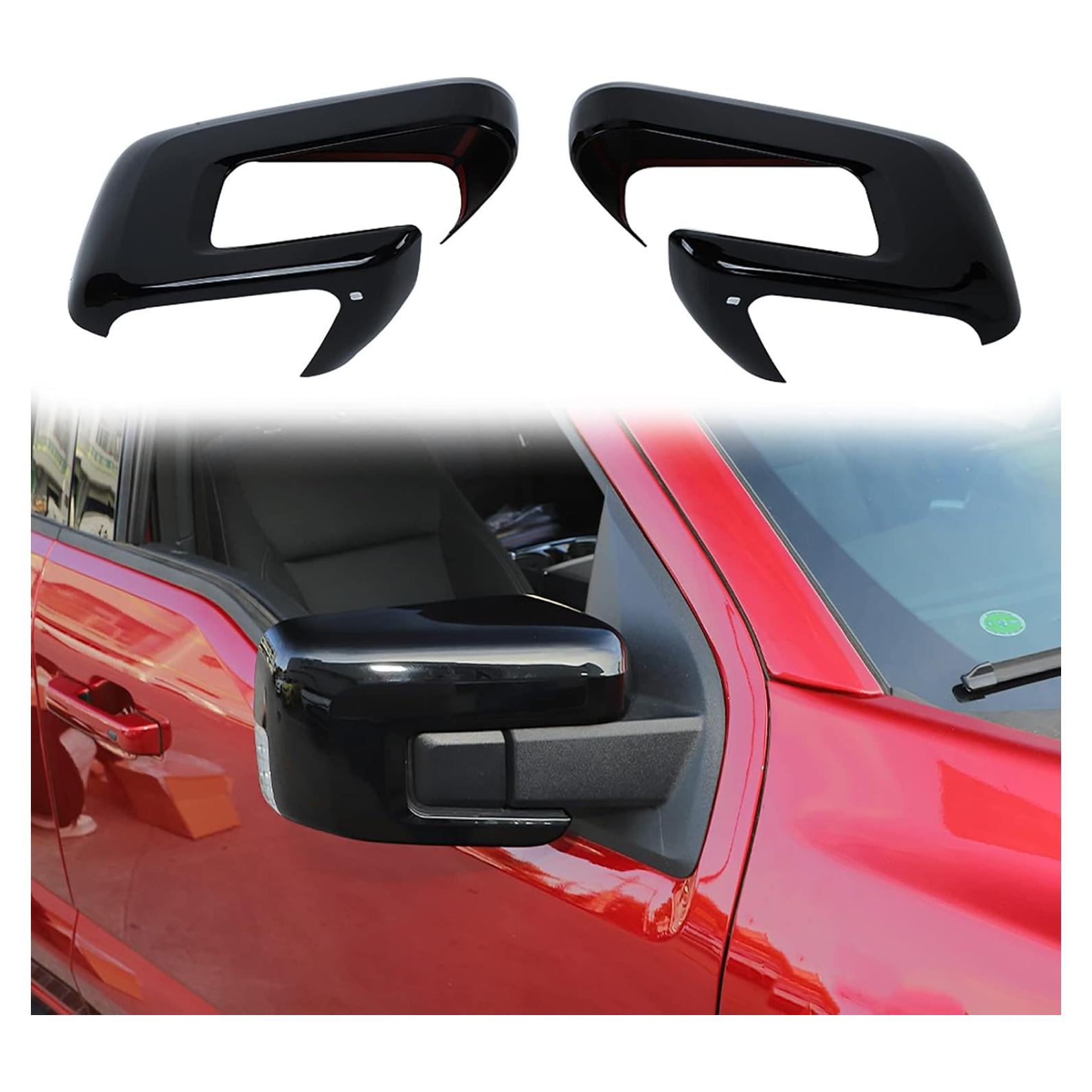 Cubiertas de Espejo Lateral Linskip para Ford F150 2021+ Negro
