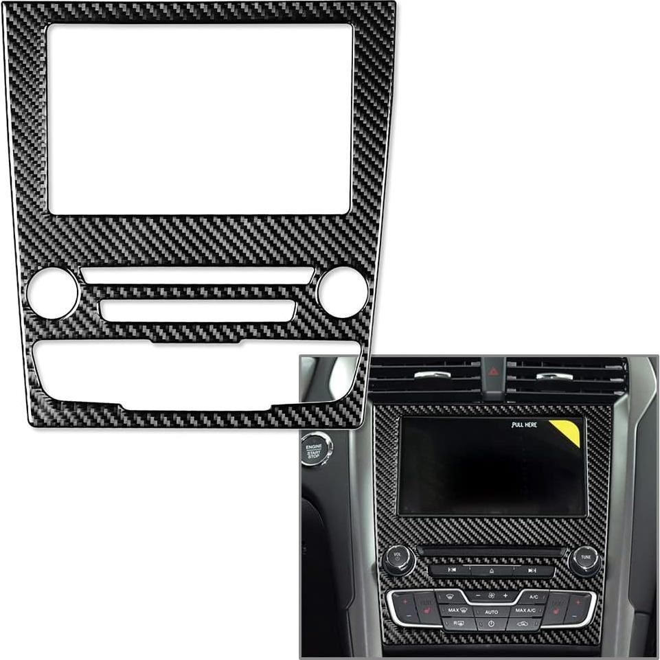 Cubierta de Panel de Navegación Ford Mondeo 2013-2019 Carbono