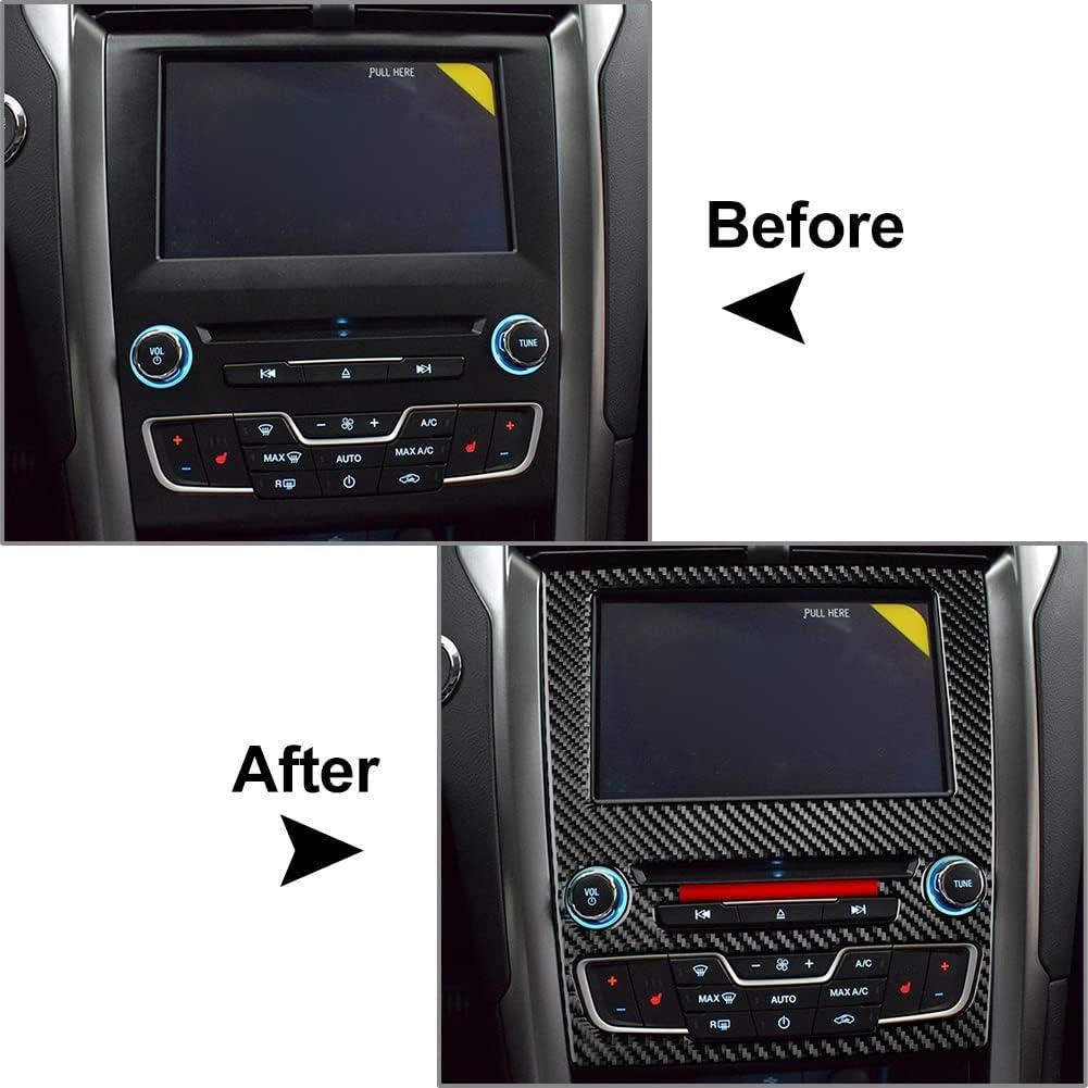 Cubierta de Panel de Navegación Ford Mondeo 2013-2019 Carbono