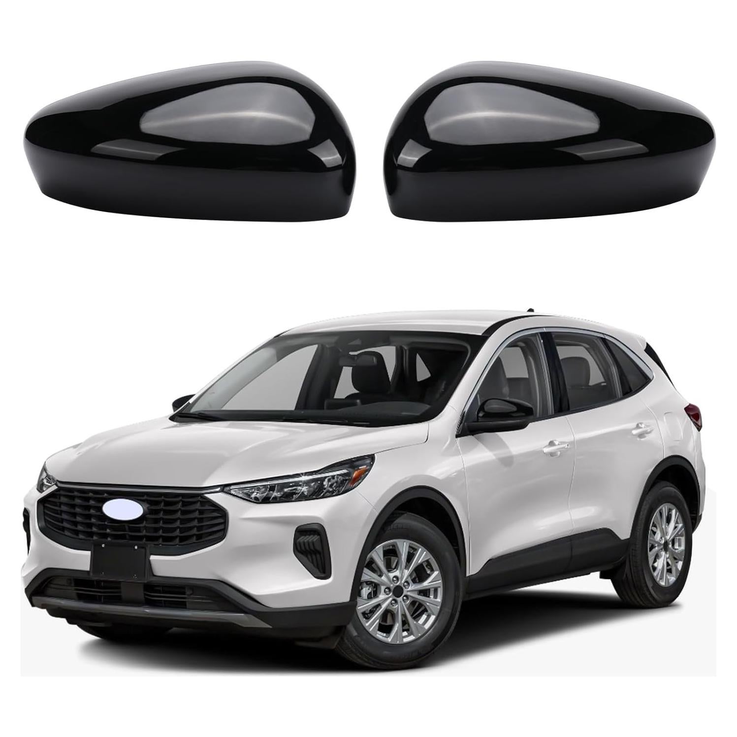 Cubiertas de Espejo Retrovisor Sportuli Negro Brillante para Ford Escape 2020-2025