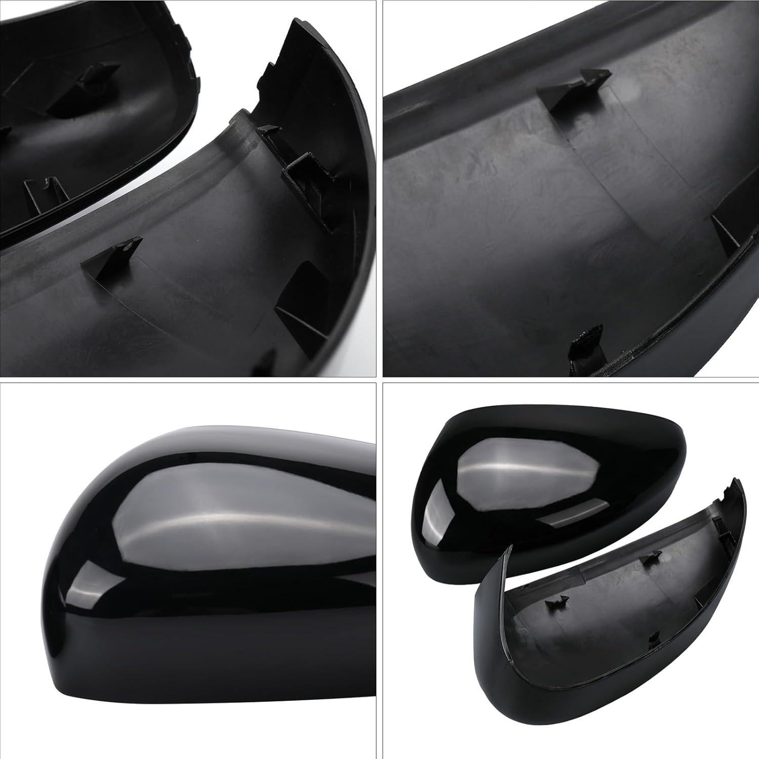 Cubiertas de Espejo Retrovisor Sportuli Negro Brillante para Ford Escape 2020-2025