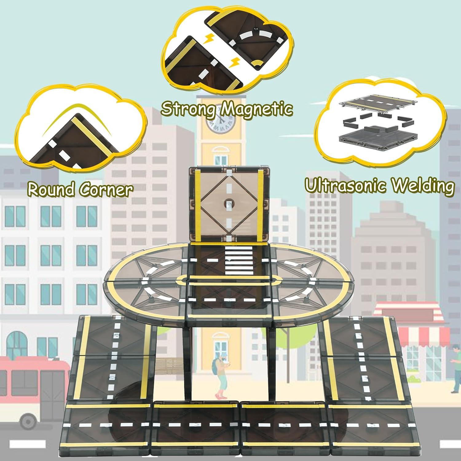 Juego de Piezas Magnéticas de Carretera BENOKER 0.72kg