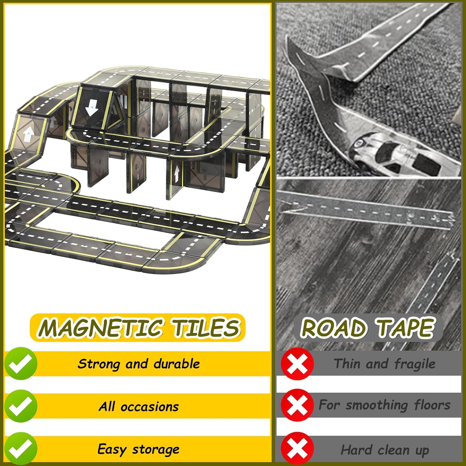 Juego de Piezas Magnéticas de Carretera BENOKER 0.72kg