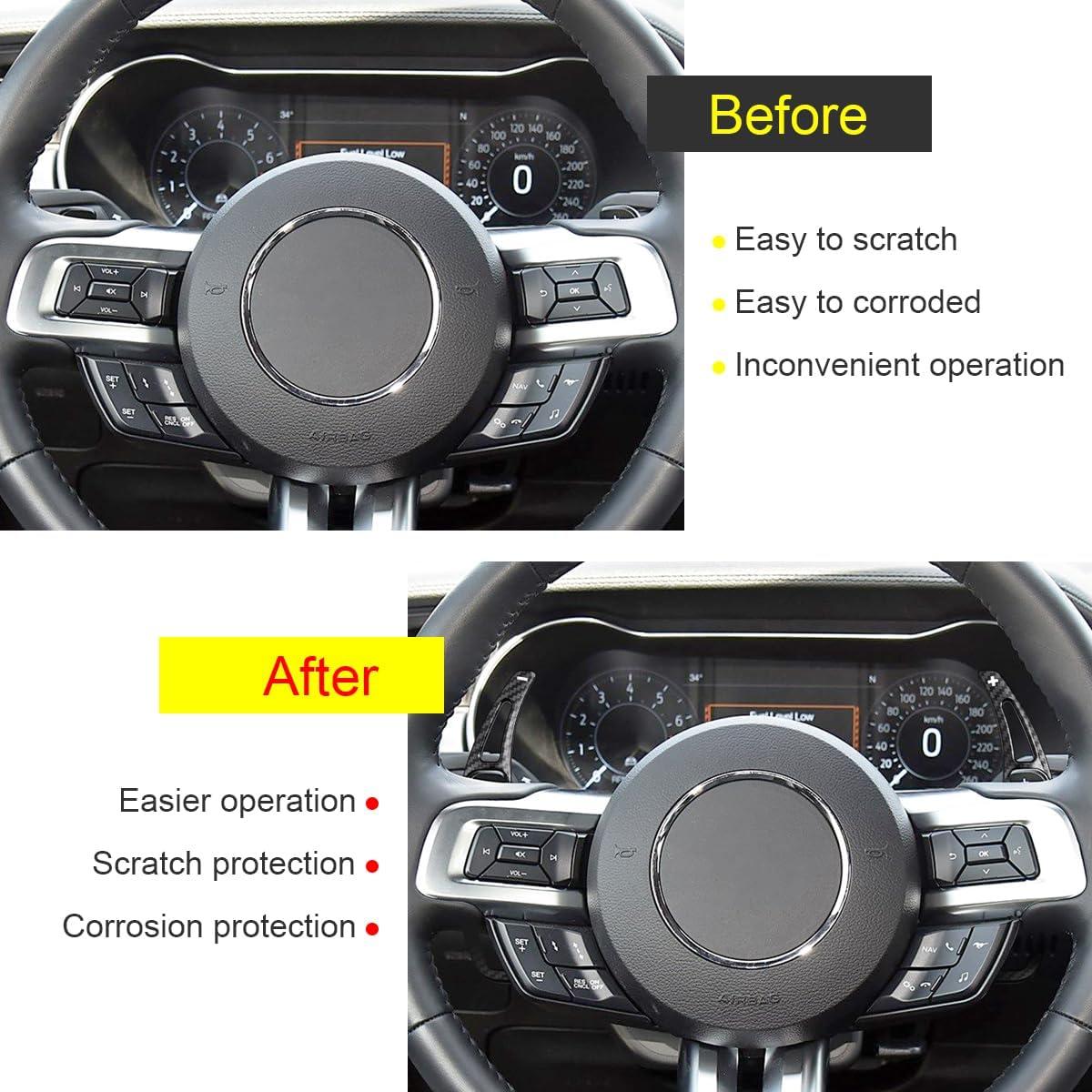 Extensión de Palanca de Cambio Ford Mustang 2015-2023 Carbono