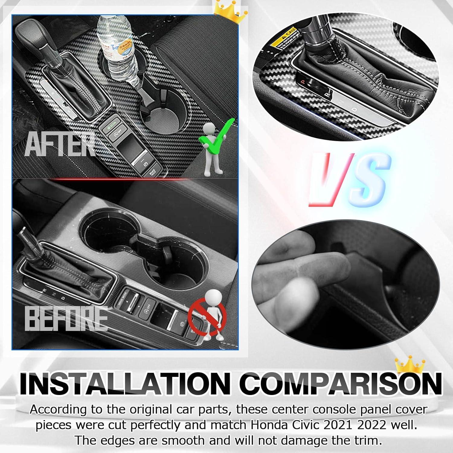 Cubierta Panel Cambio Marchas Karltys Honda Civic 2022-2025