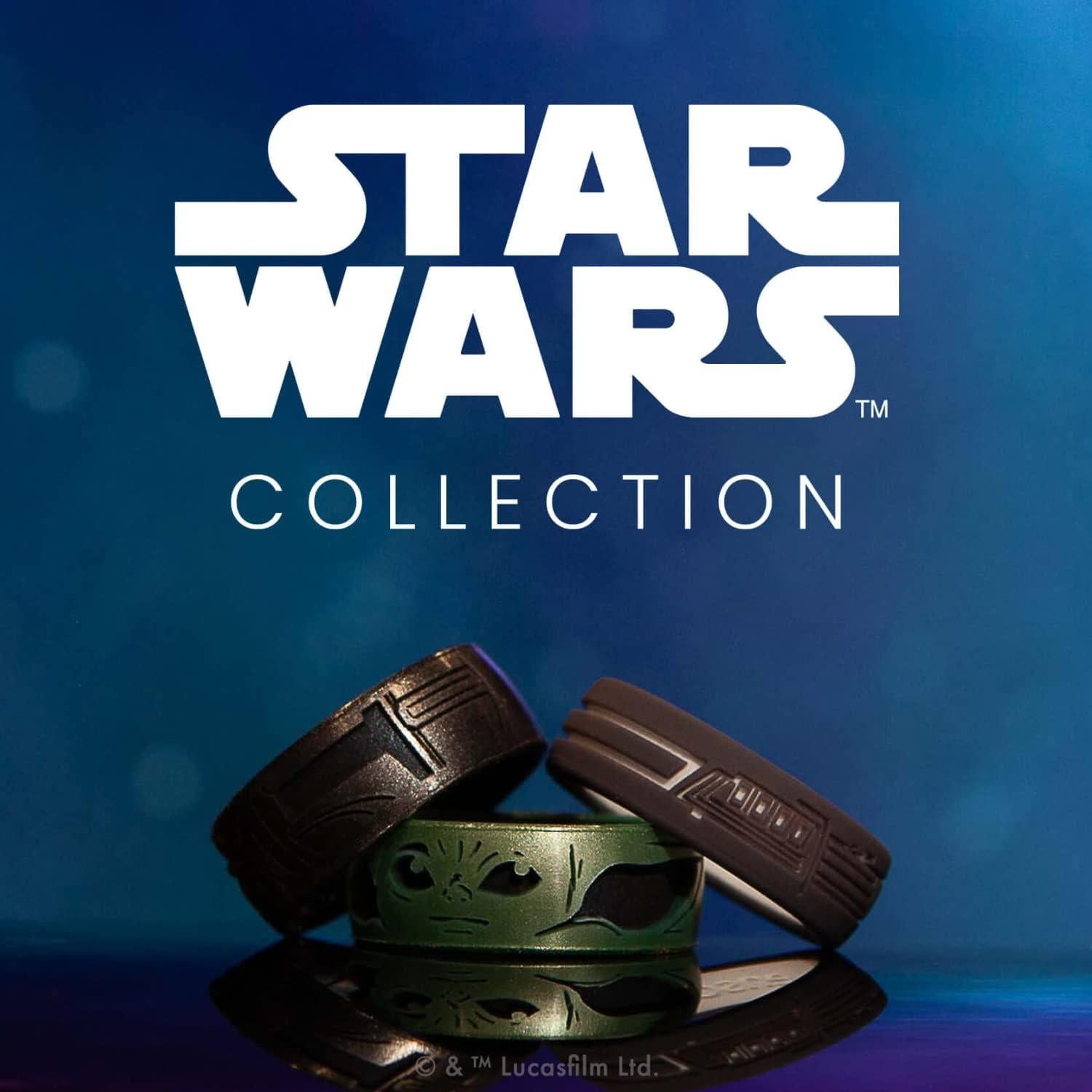 Anillo de Silicona Doble Tono Enso Rings Star Wars - Unisex