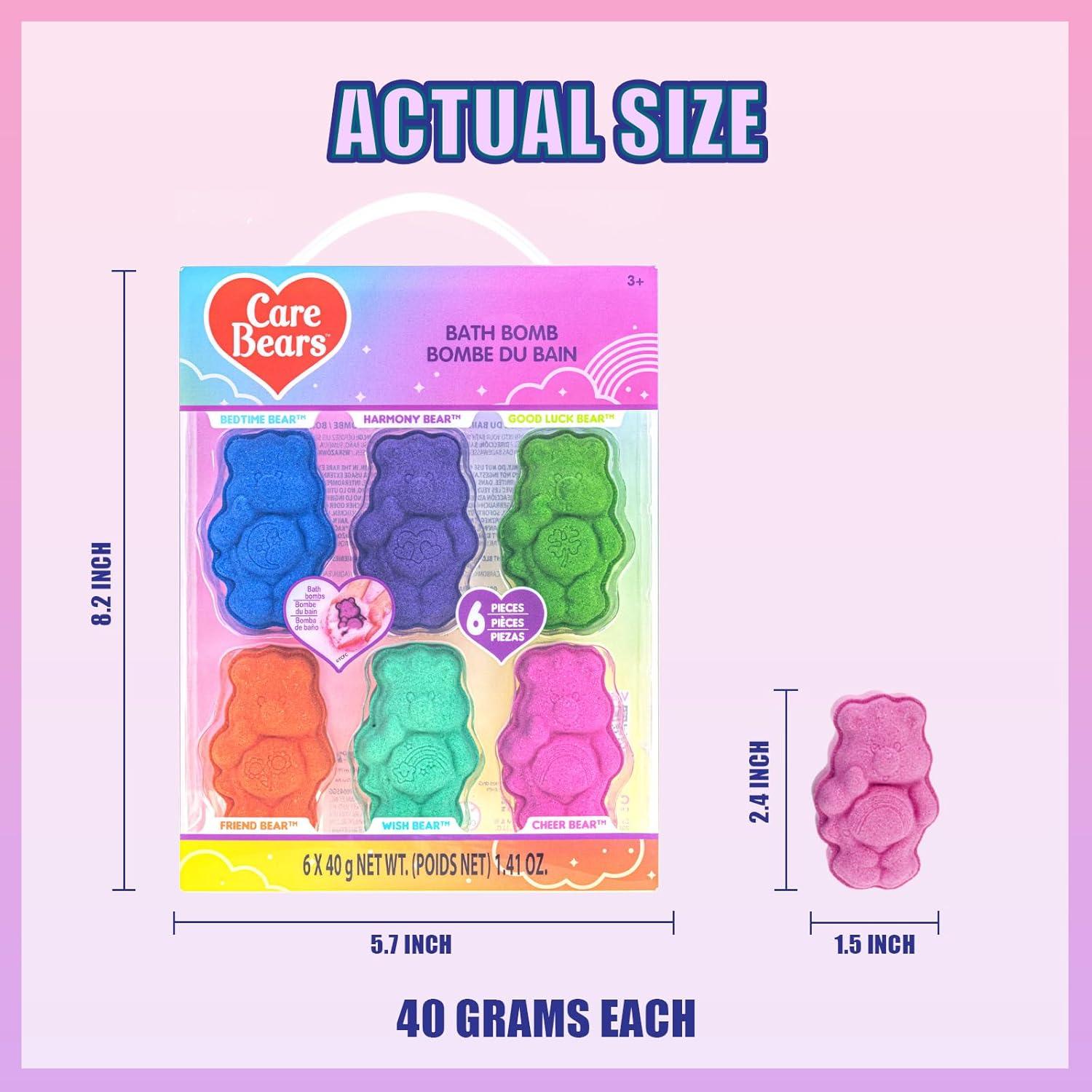 Set de 6 Bombas de Baño Aromatizadas Care Bears - 40g