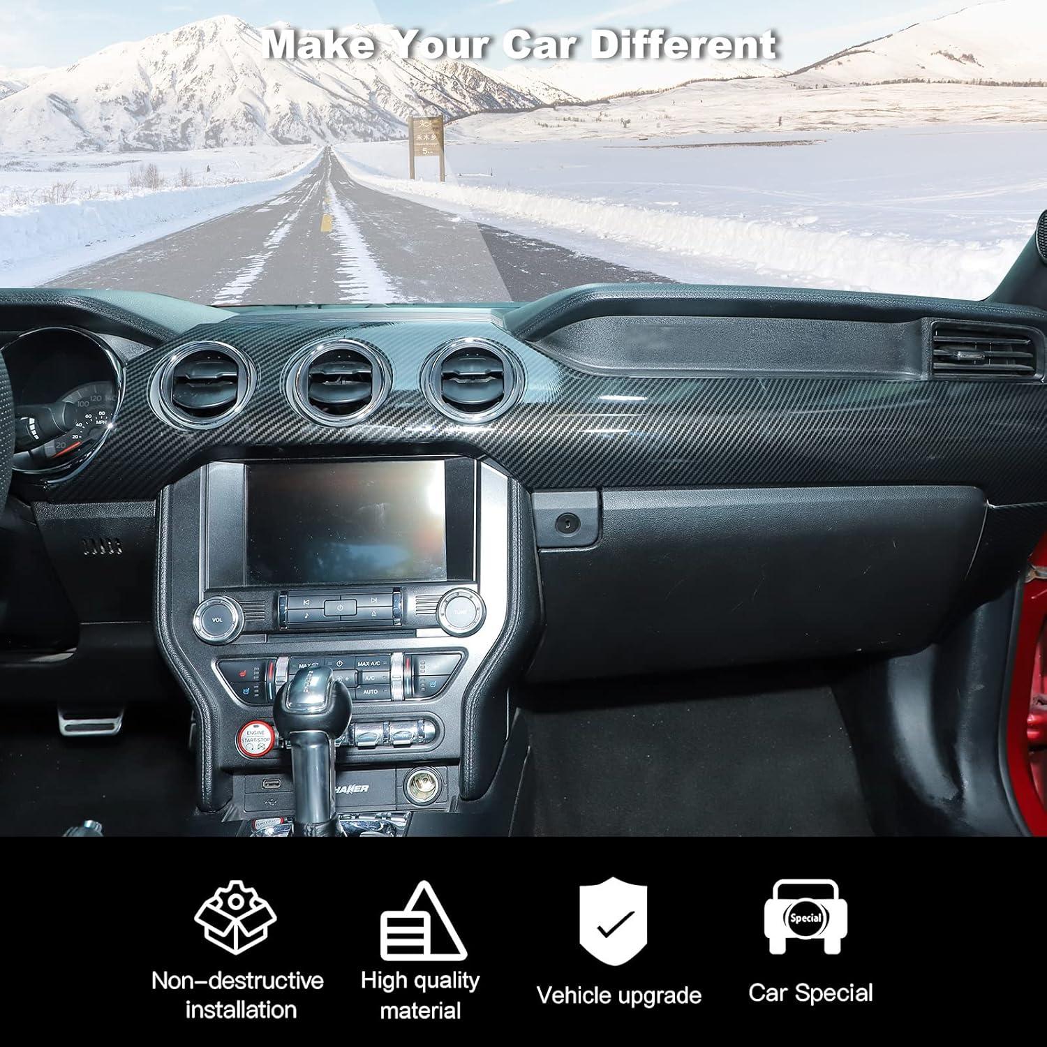 Kit Cubierta Panel Consola Central RT-TCZ Ford Mustang 2015-2022