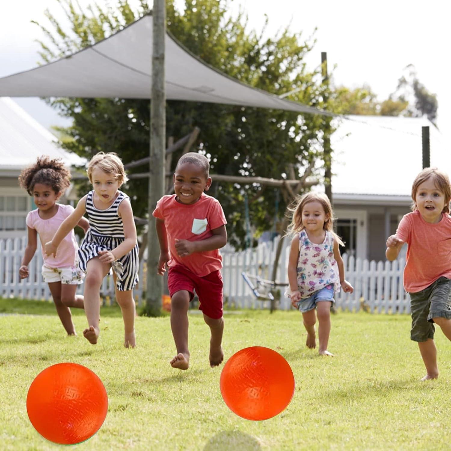 Pelota de Patio YNHFIFI 21.5 cm Naranja para Niños y Adultos