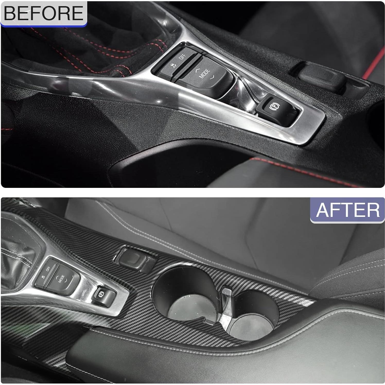 Cubierta Panel Cambio Marchas RT-TCZ Fibra Carbono Chevrolet Camaro 2016-2022