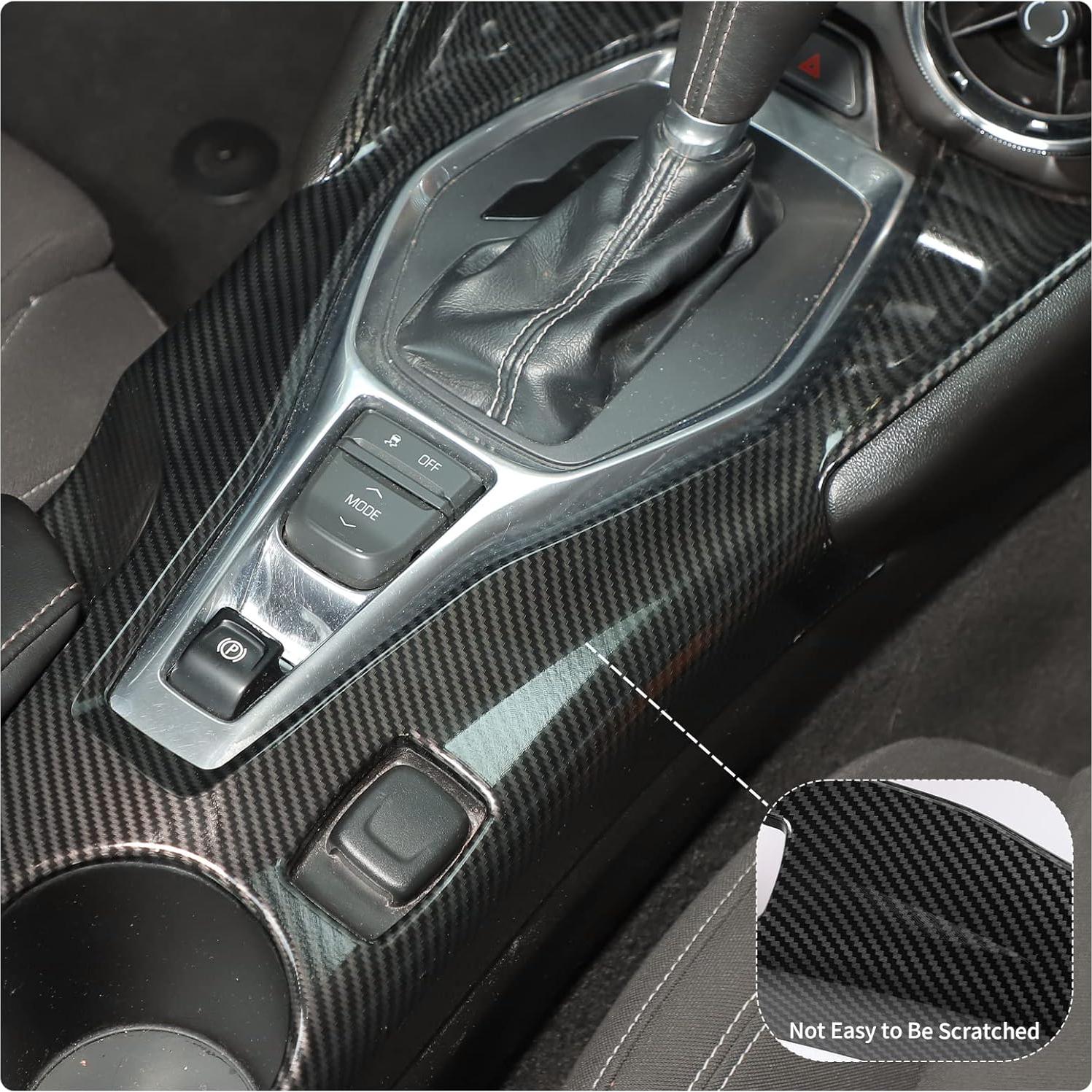 Cubierta Panel Cambio Marchas RT-TCZ Fibra Carbono Chevrolet Camaro 2016-2022