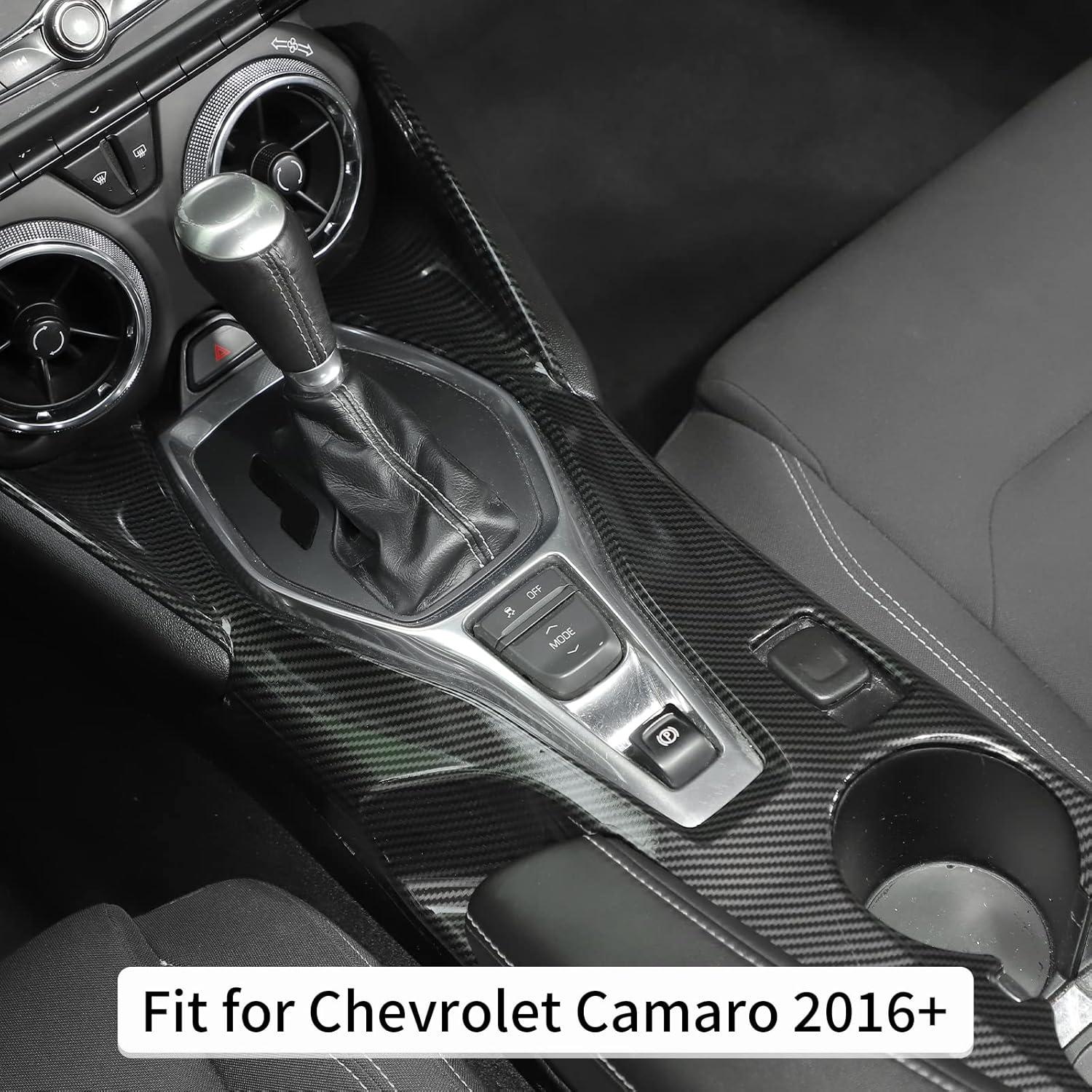 Cubierta Panel Cambio Marchas RT-TCZ Fibra Carbono Chevrolet Camaro 2016-2022