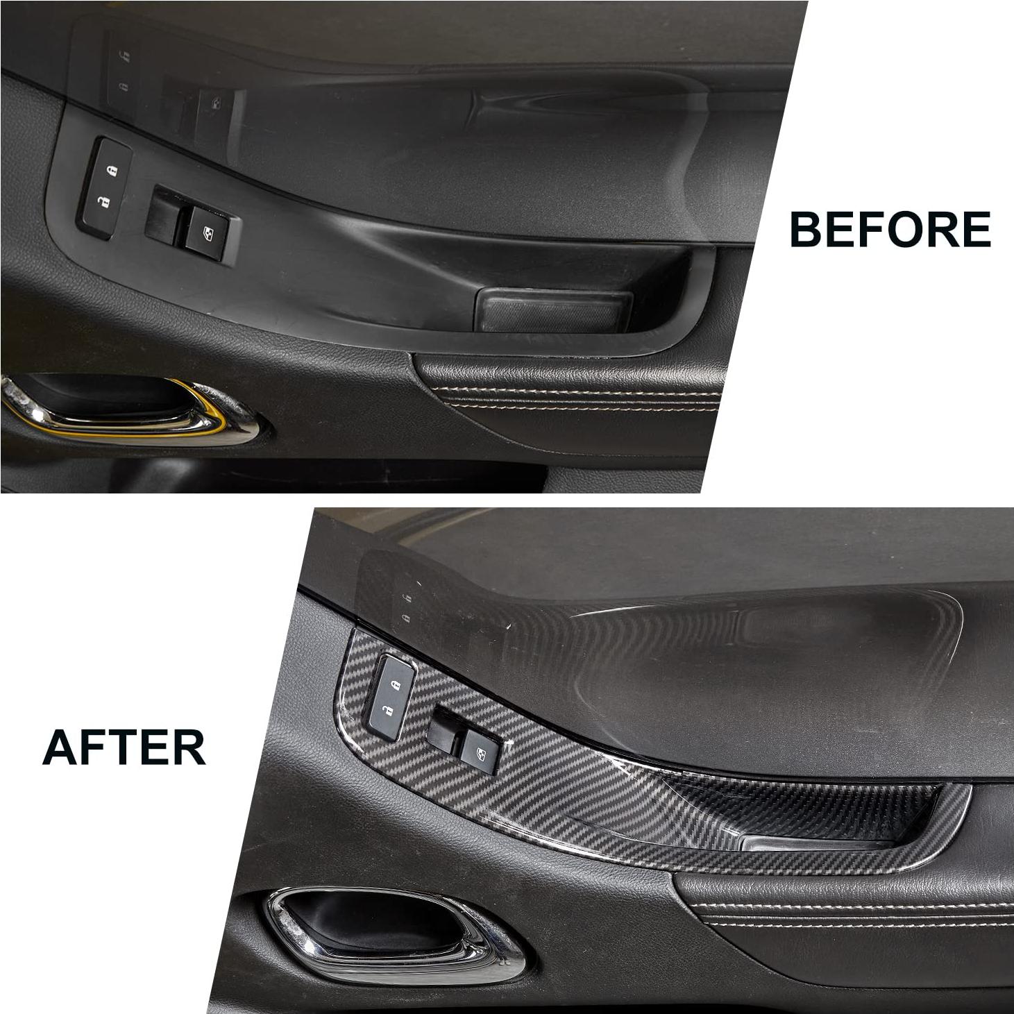 Cubierta de Panel de Cambio de Ventana CheroCar para Chevrolet Camaro 2010-2015