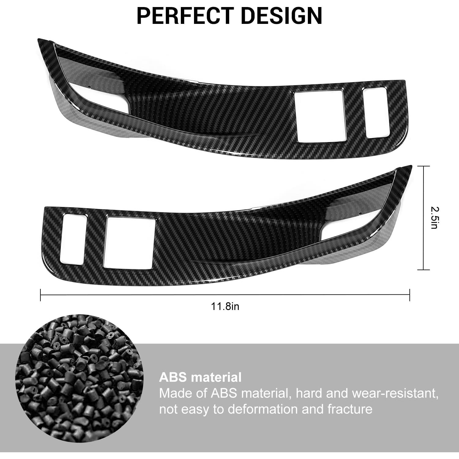 Cubierta de Panel de Cambio de Ventana CheroCar para Chevrolet Camaro 2010-2015