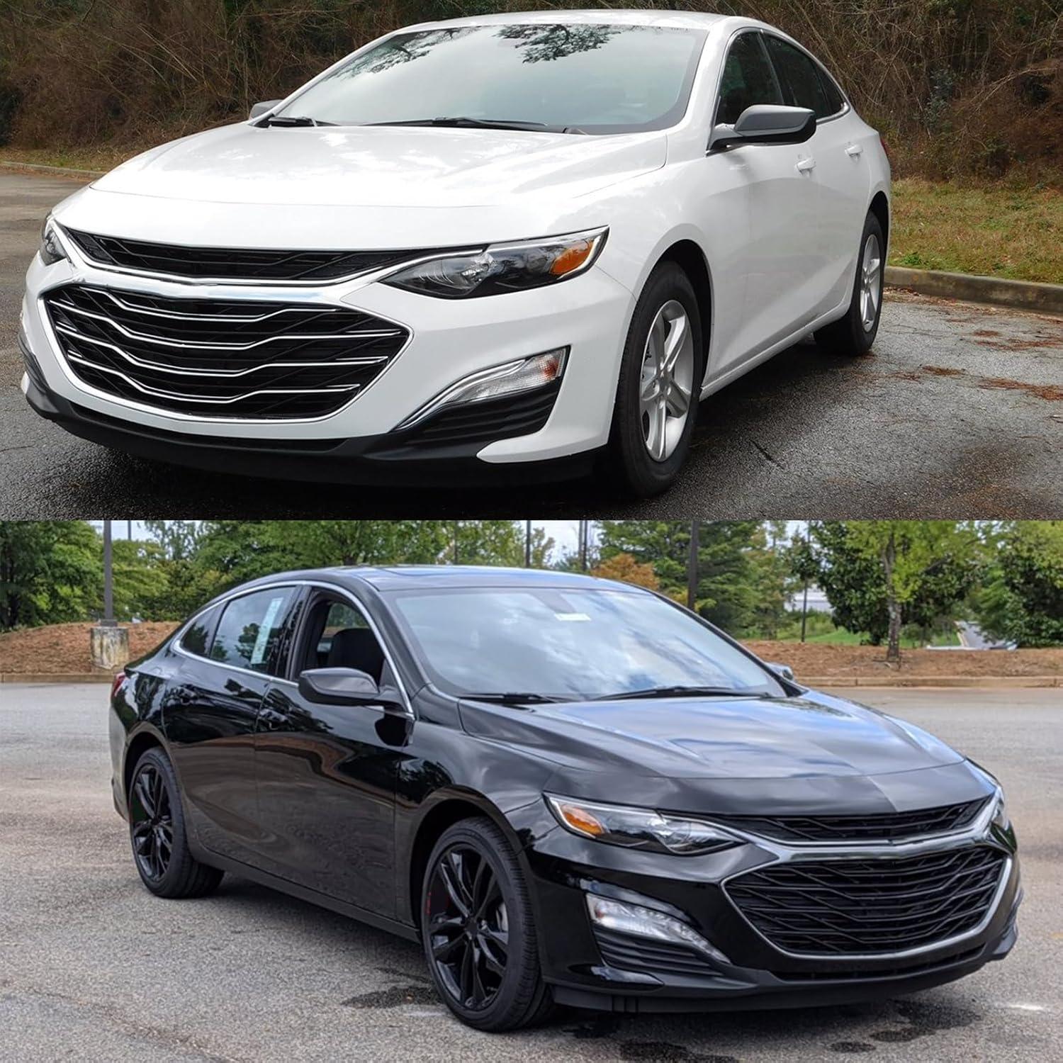 Tapa de Espejo Lateral KYYET Negro Brillante para Chevrolet Malibu 2016-2023