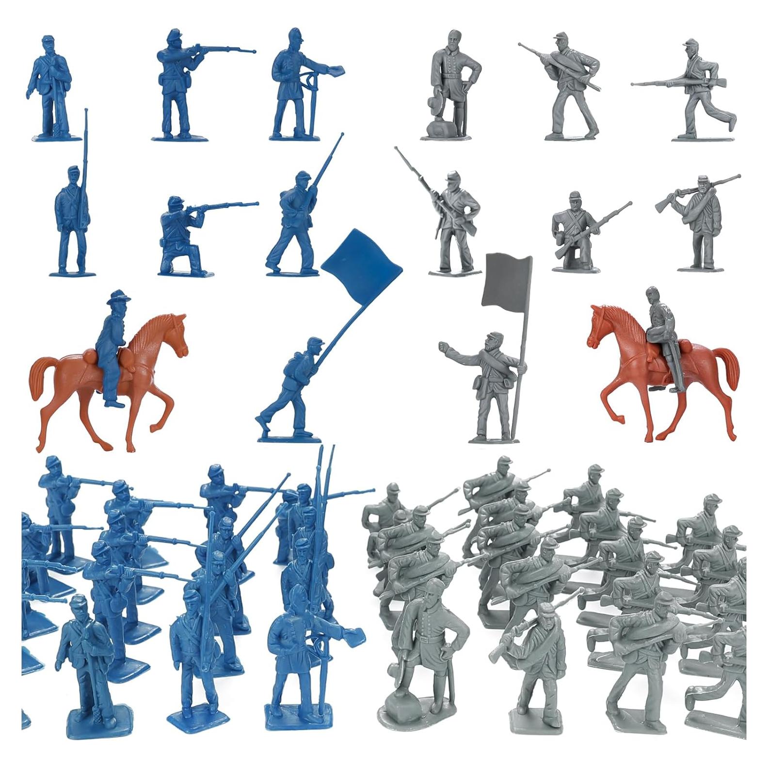 Conjunto de Soldados Guerra Civil HAPTIME 42 piezas Plástico