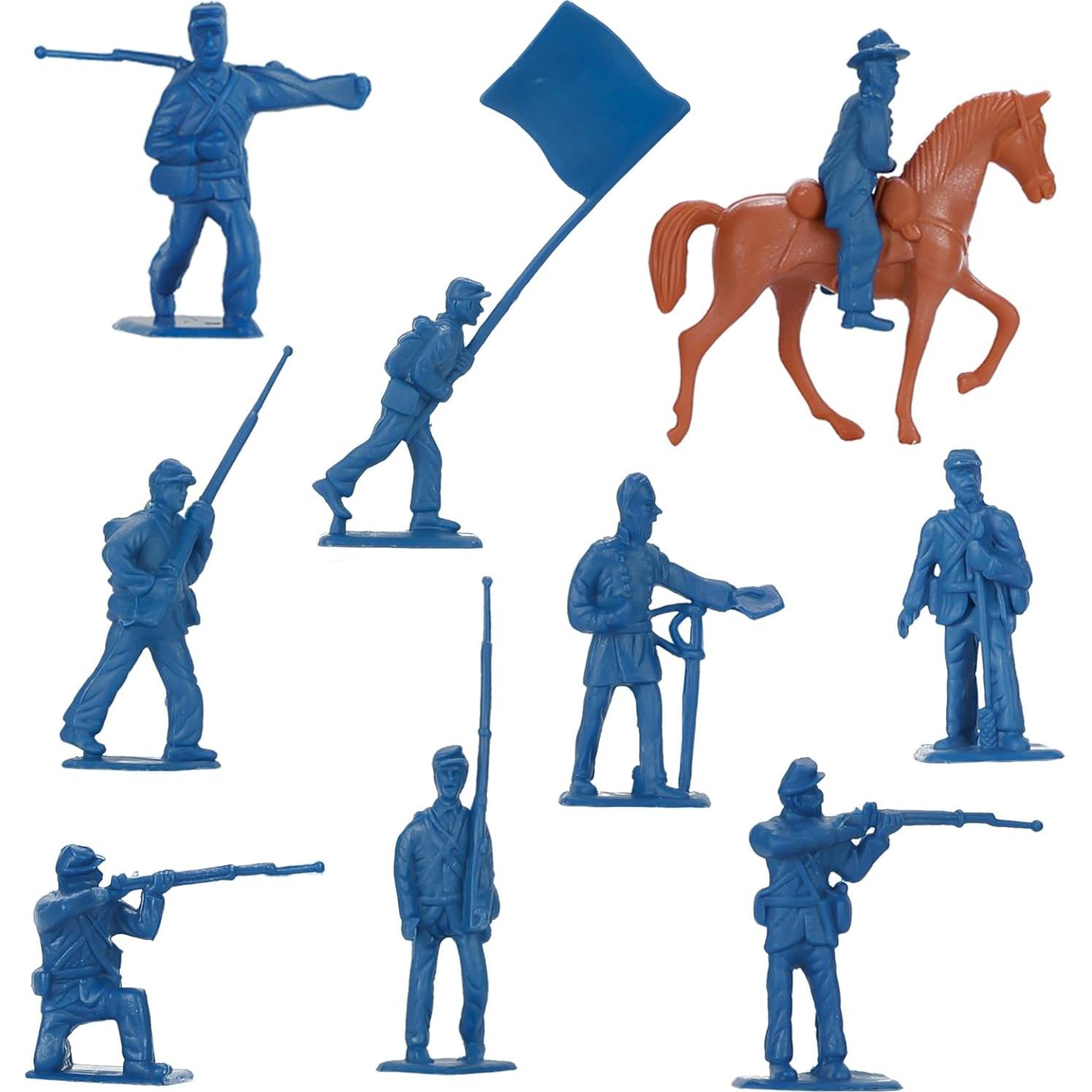 Conjunto de Soldados Guerra Civil HAPTIME 42 piezas Plástico