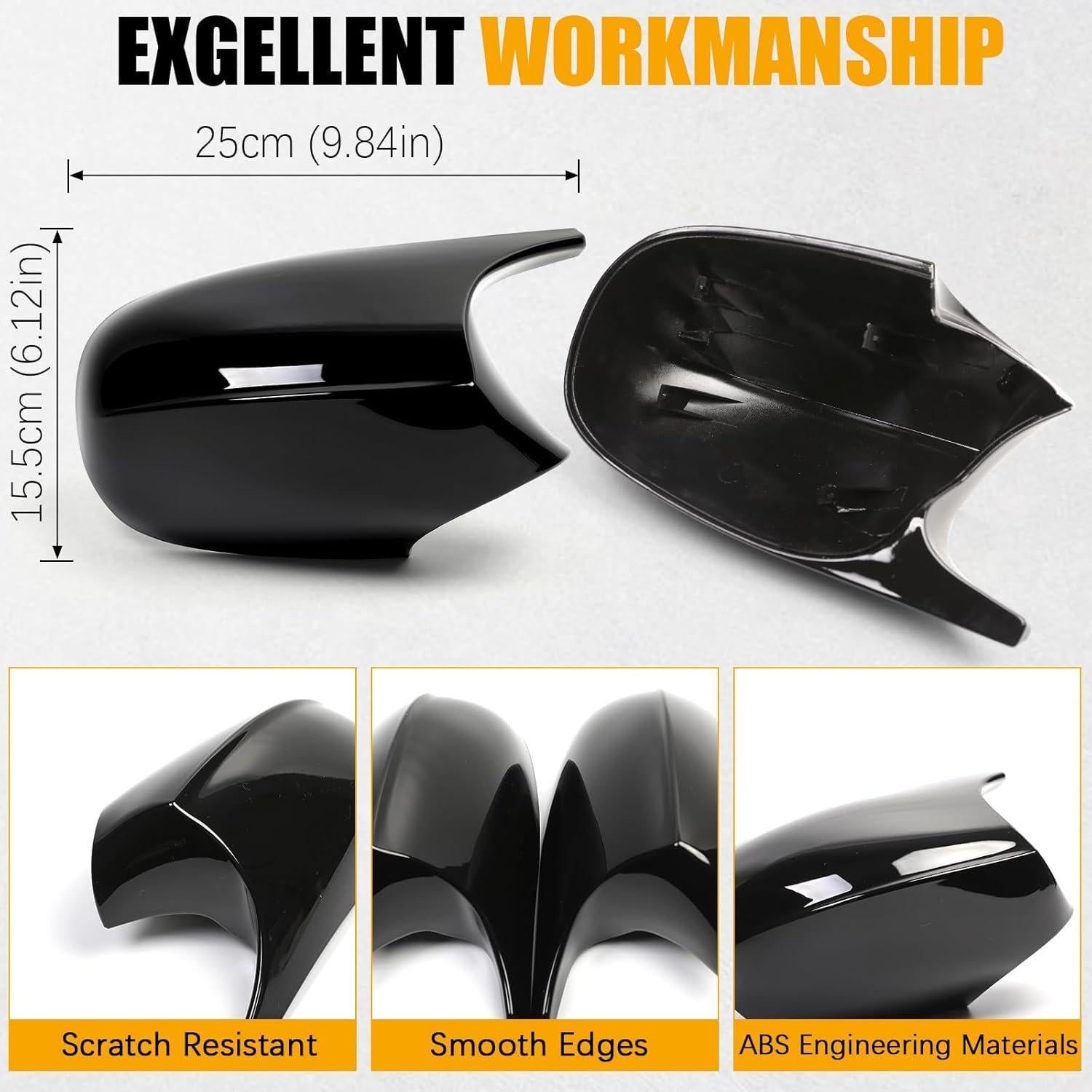 Cubiertas de Espejo Lateral YESENTECH para BMW E90 E91 E92 E93