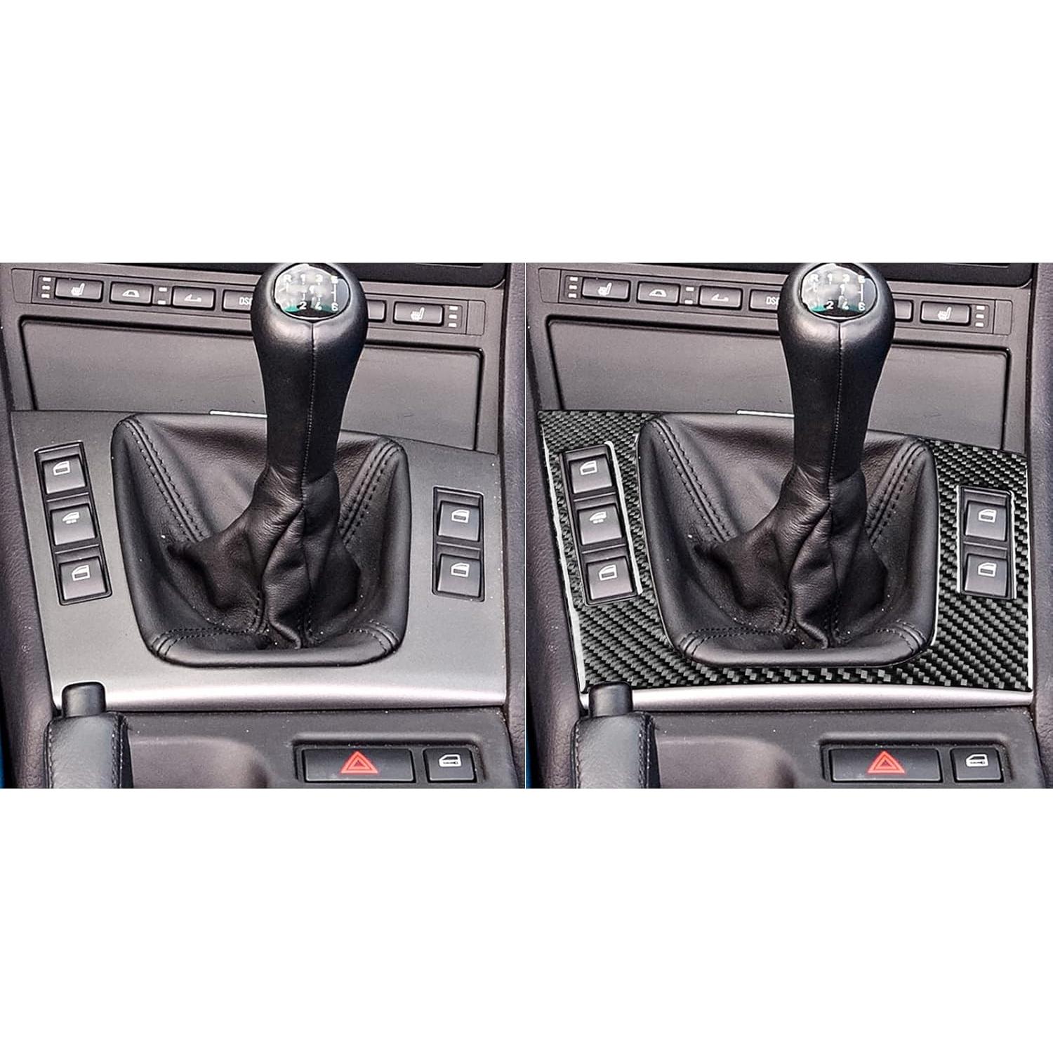 Accesorio de Cambio de Marchas Fibra de Carbono Genérico BMW E46