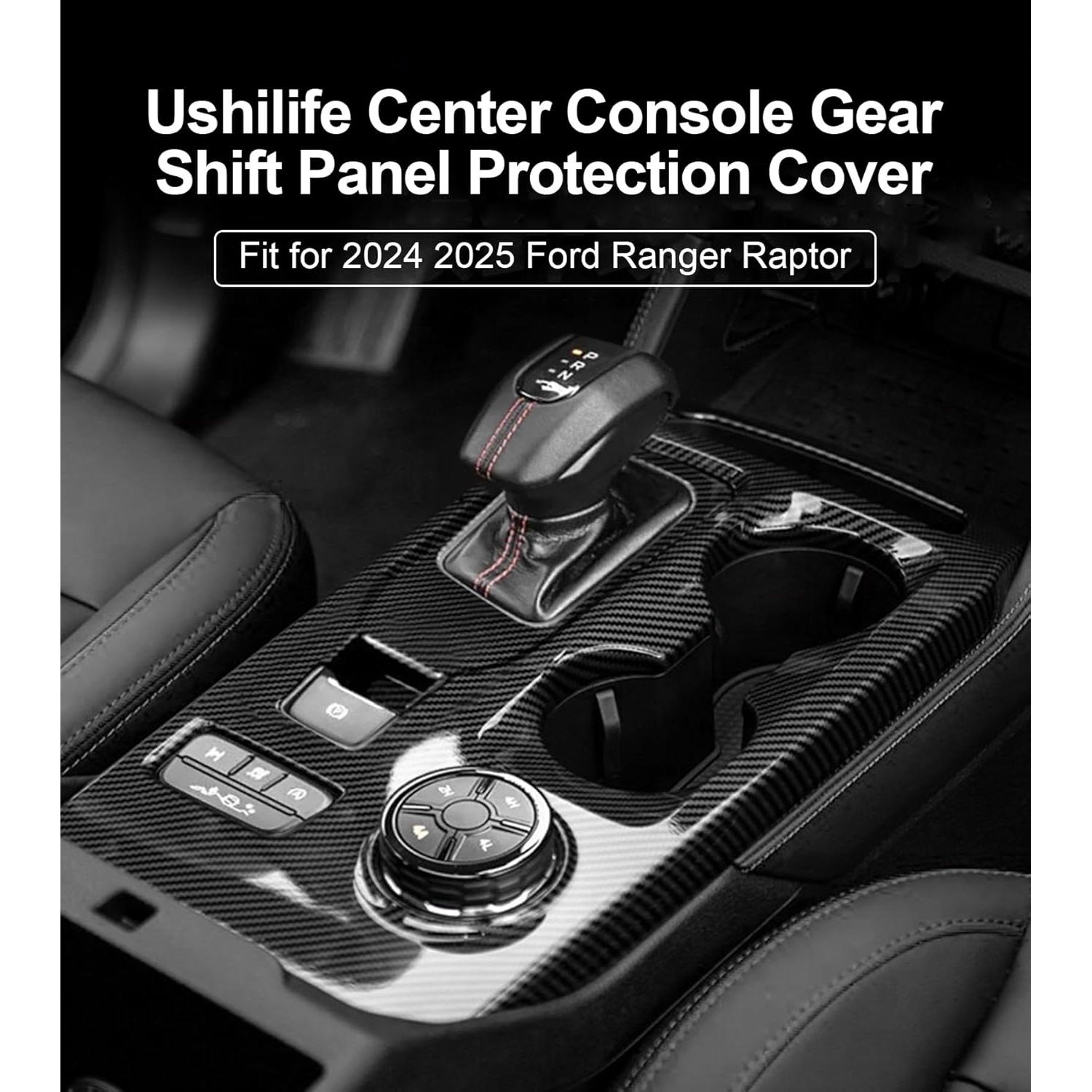 Cubierta decorativa cambio de marchas Ushilife Ford Ranger 2024-2025