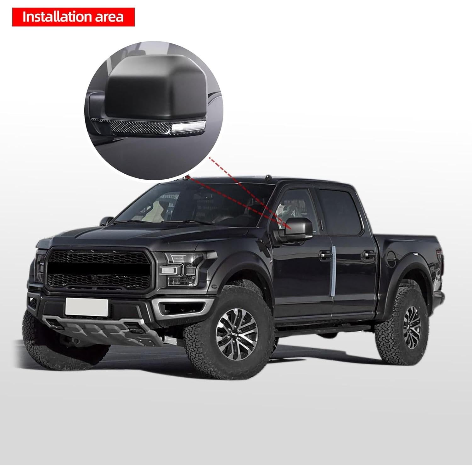 Calcomanía Espejo Retrovisor BETTERHUMZ Ford F150 Raptor 2015-2020